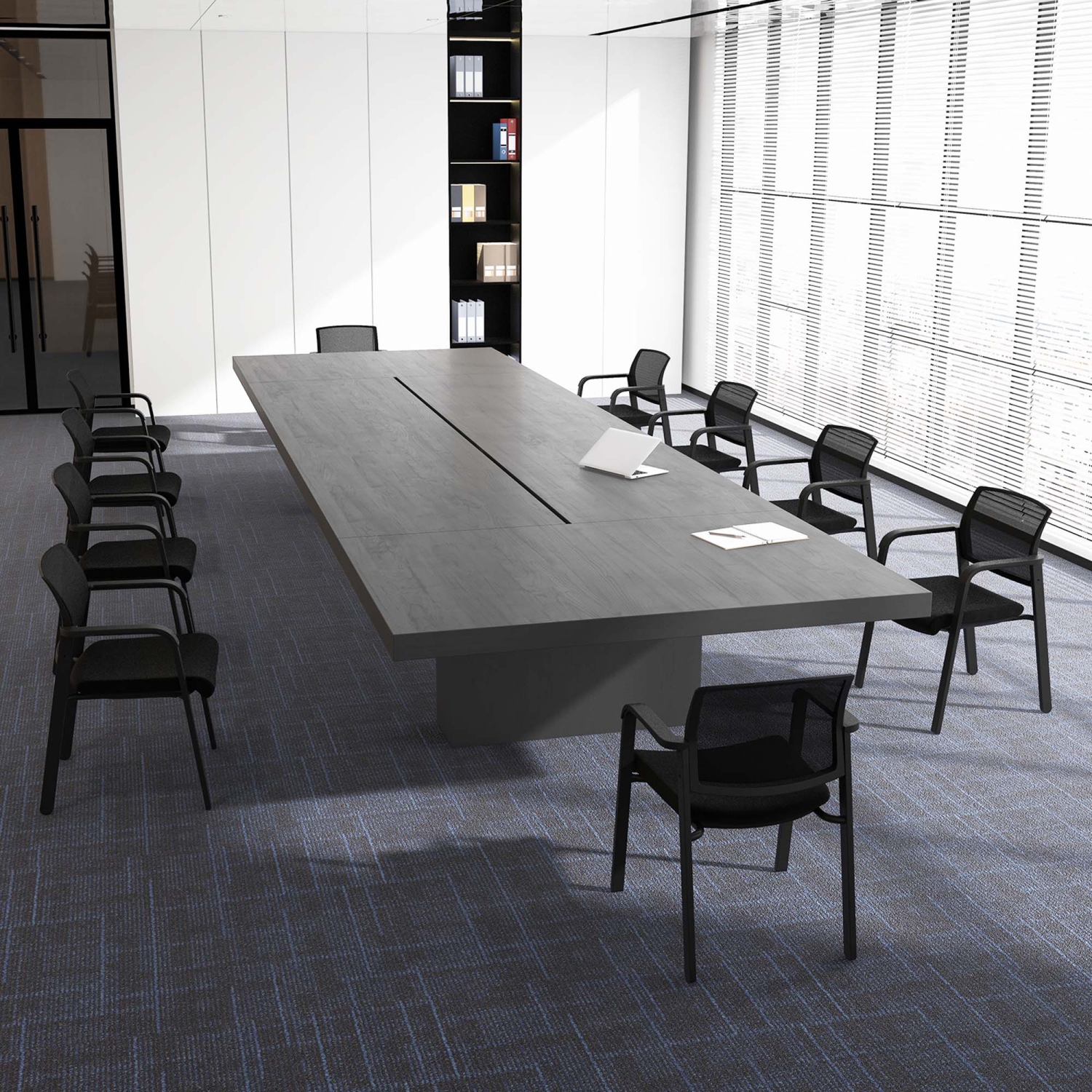 Costway Conference Chairs Set of 2 Stackable Office Guest Mesh Chairs for Waiting Room