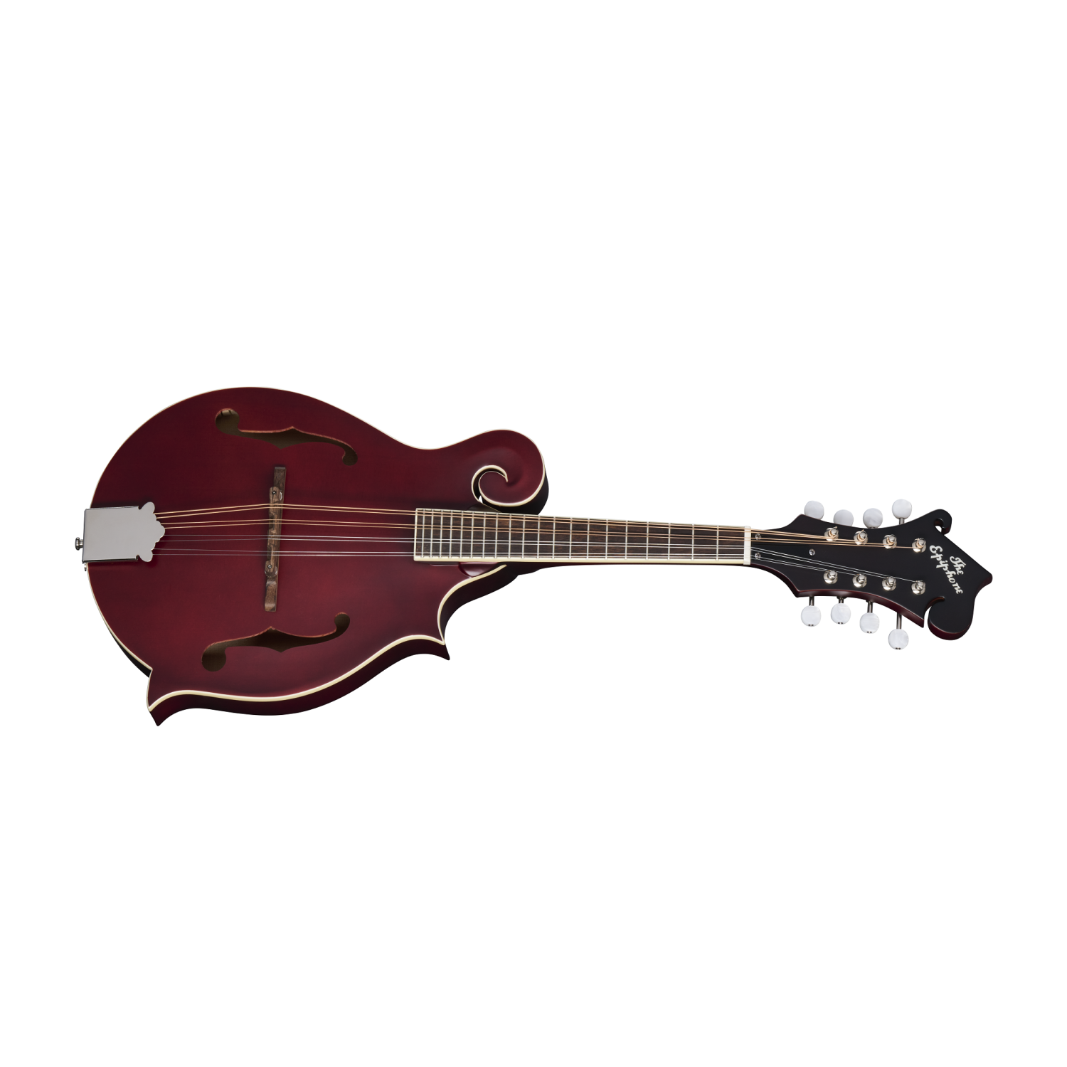 Mandoline F-5 Studio d'Epiphone avec étui Gigbag - Satin rouge vin