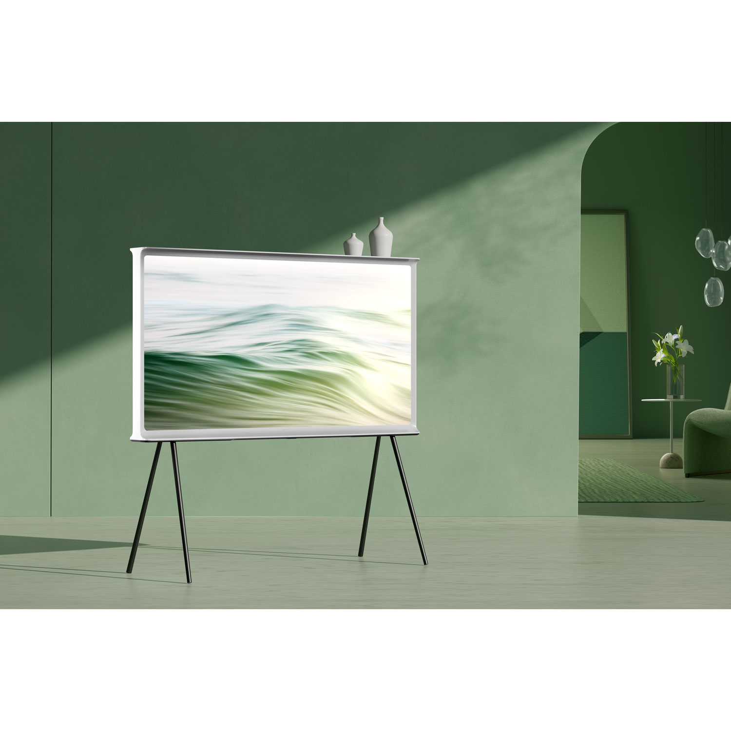 Samsung The Serif LS01D 55" 4K UHD HDR QLED Tizen Smart TV - 2024