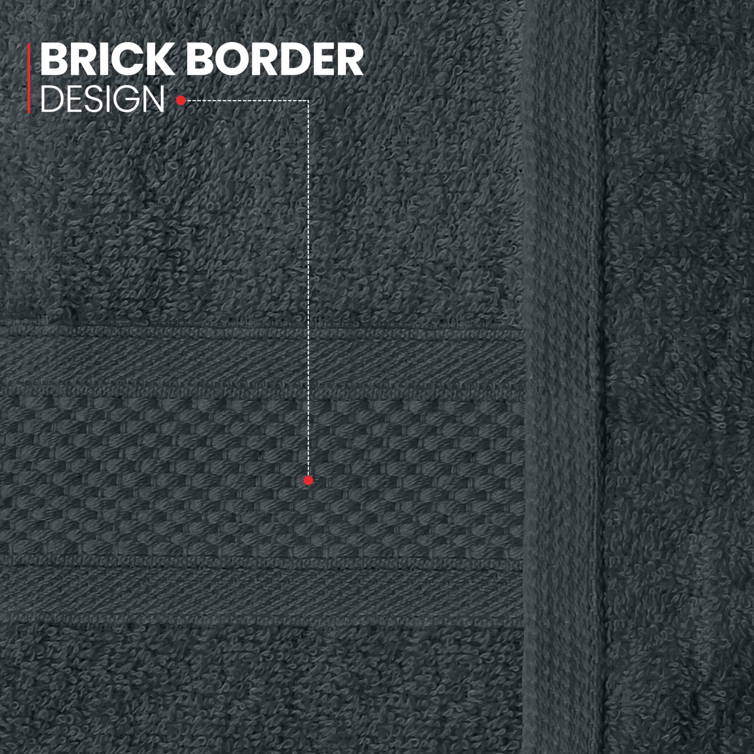 Canadian Linen Imperial Washcloths, 12 Pack, 12”x12”, Lightweight Quick Dry Soft Absorbent Cotton Face Towels Set, Wash Cloth for Salon Home, Dark