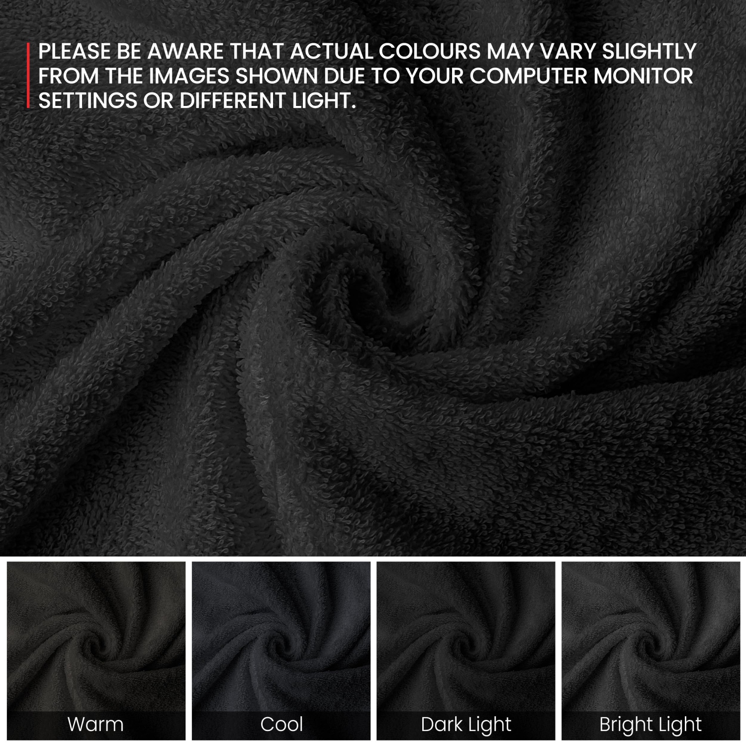 Débarbouillettes Canadian Linen Imperial, paq. 12, 12 x 12 po, coton doux et absorbant à séchage rapide, léger, pour le maquillage de la maison,