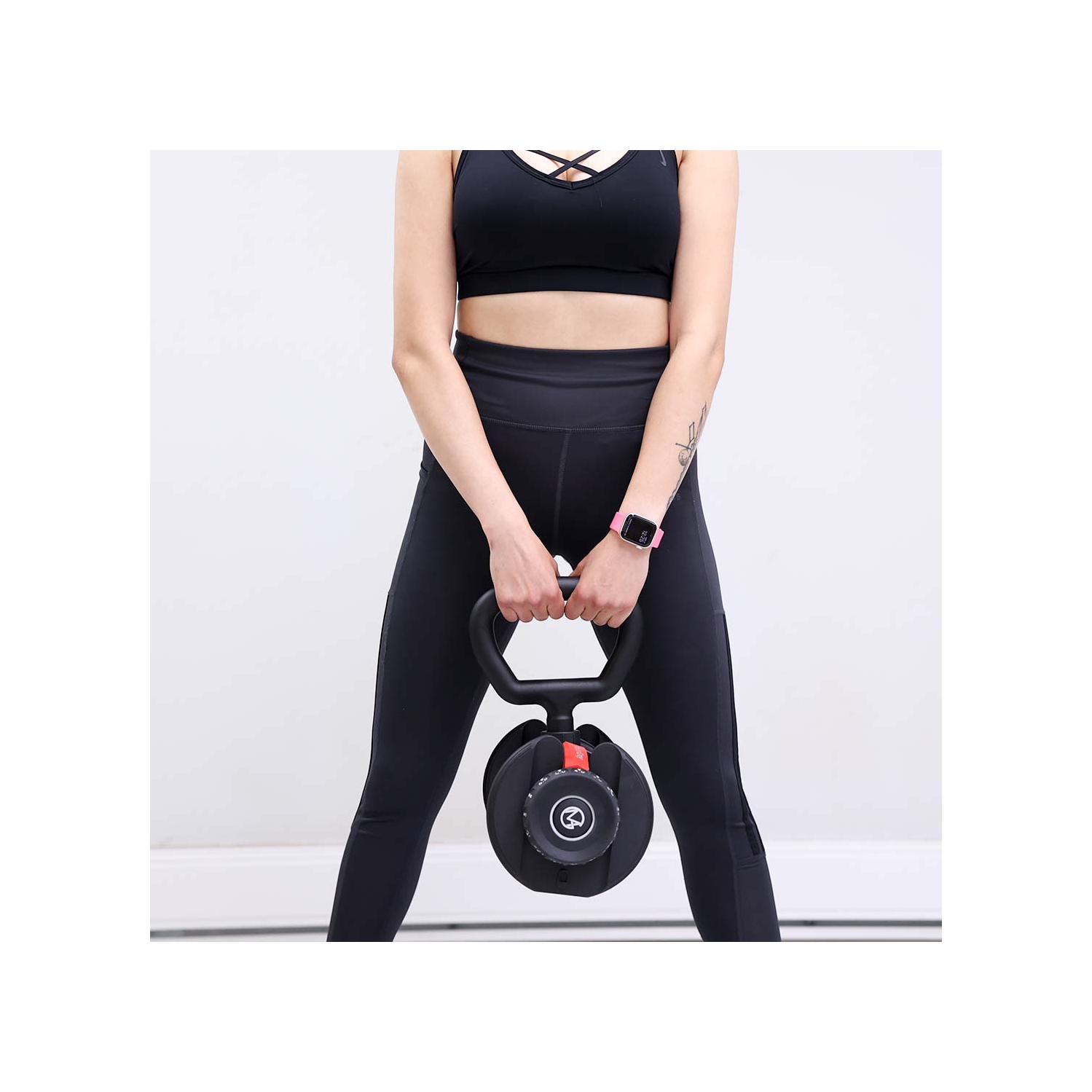 MotionGrey Dumbbell Converter - Convert Dumbbells to Barbell Set and Kettlebell or Home Gym Essentials, Adjustable Barbell, Weight Bars for Weight