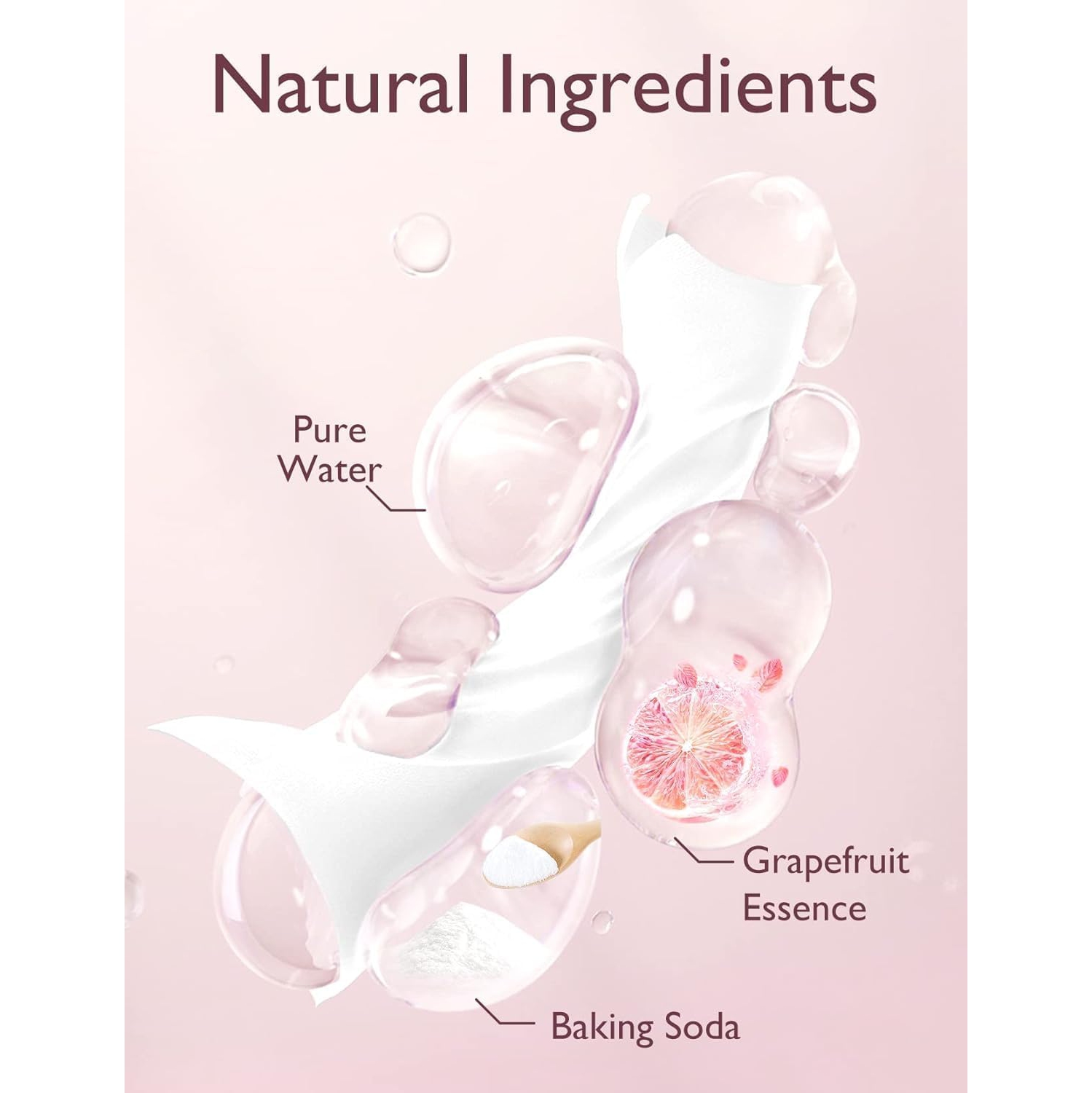 Momcozy Natural Breast Pump Wipes for Pump Parts Cleaning On-the-go, 30 Count, Flash Clean & Resealable Pump Wipes