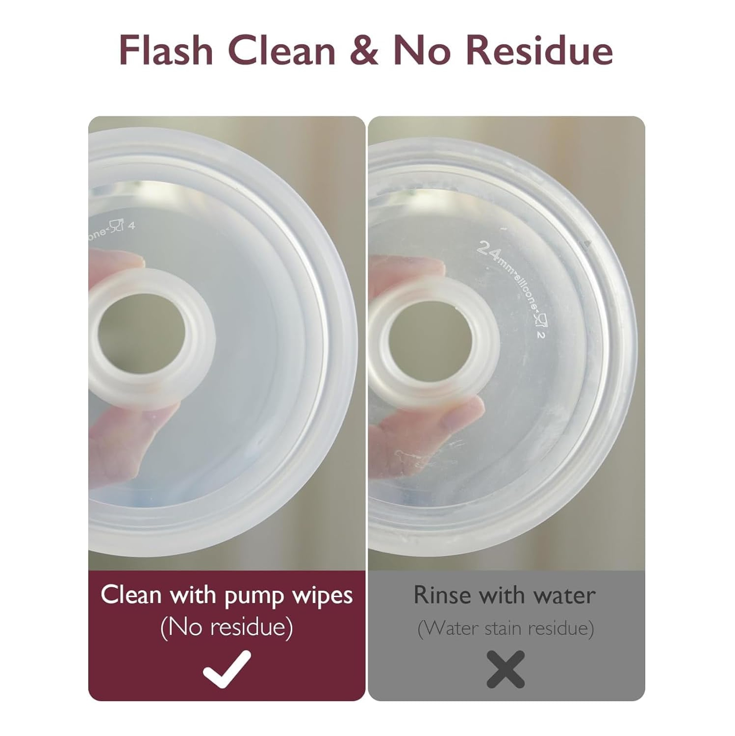 Momcozy Natural Breast Pump Wipes for Pump Parts Cleaning On-the-go, 30 Count, Flash Clean & Resealable Pump Wipes