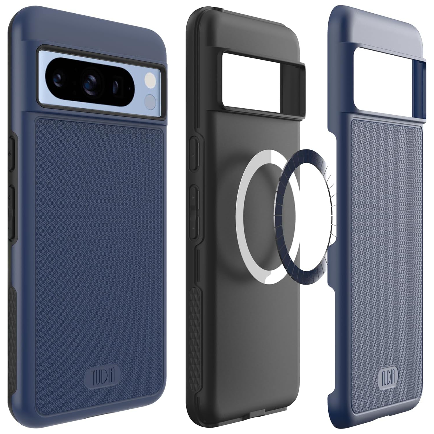 Étui MergeGrip de TUDIA pour Pixel 8 Pro de Google avec MagSafe - Indigo