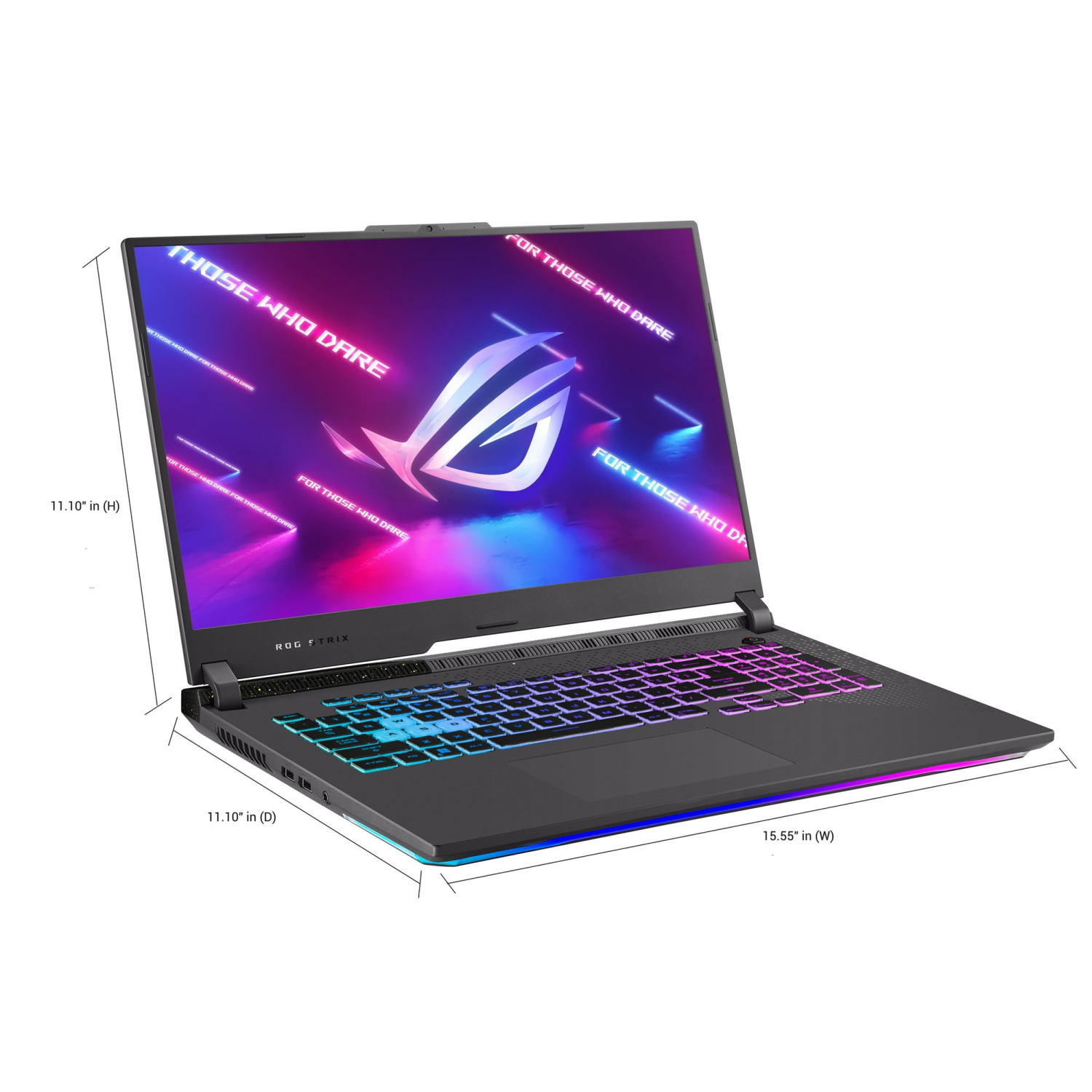Portable jeu 240&nbsp;Hz 3&nbsp;po ROG Strix G17 QHD ASUS - Gris éclipse