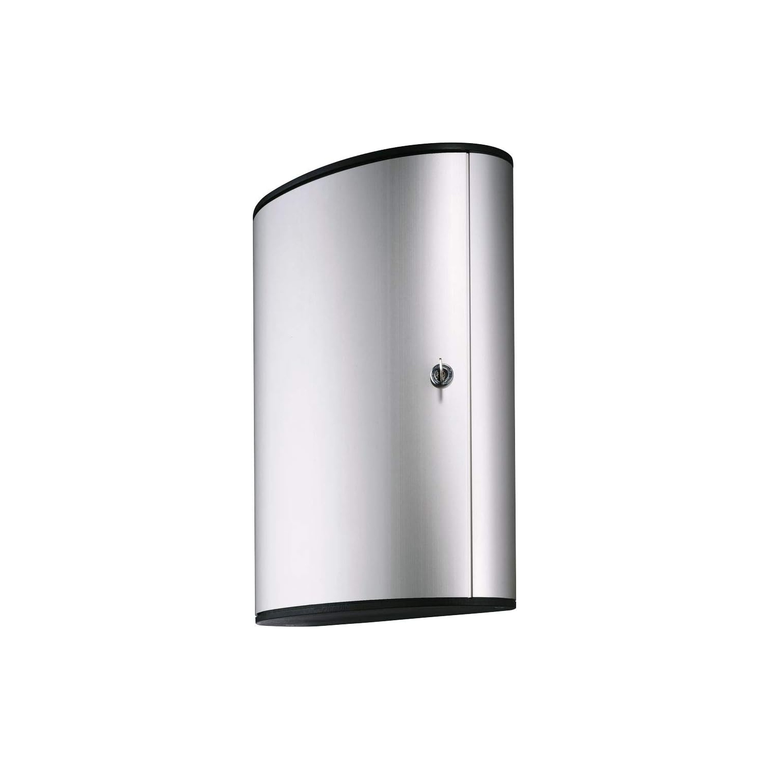 Durable Locking Key Cabinet, 72-Key, Brushed Aluminum, 11 3/4-Inch by 4 5/8-Inch by 15 3/4-Inch, Silver (195523)