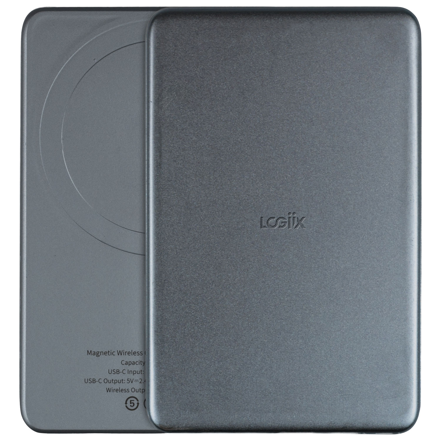LOGiiX Piston Power MagSlim 5000 mAh 20W PD Power Bank with MagSafe - Midnight Blue