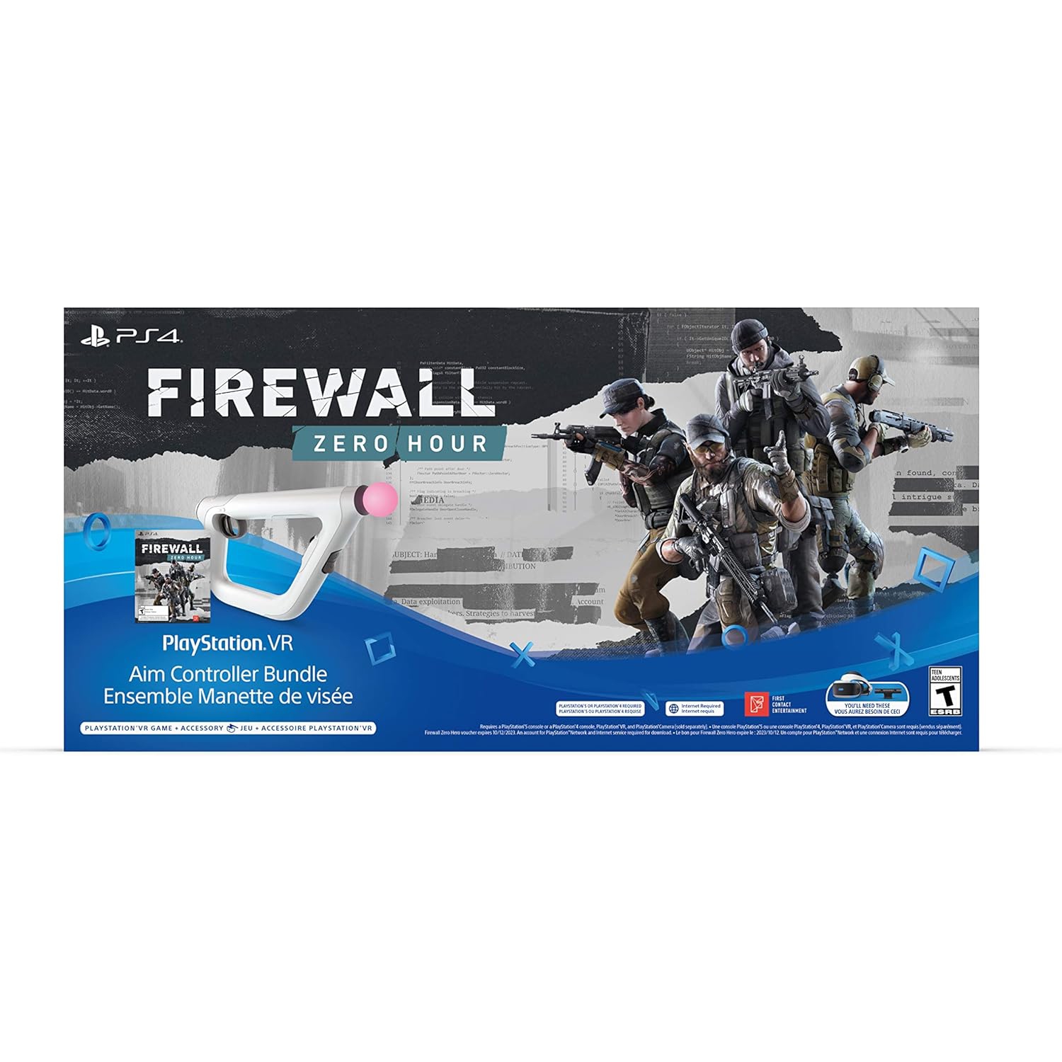 Nouveauté : ensemble avec manette de visée PlayStation VR et Firewall Zero Hour
