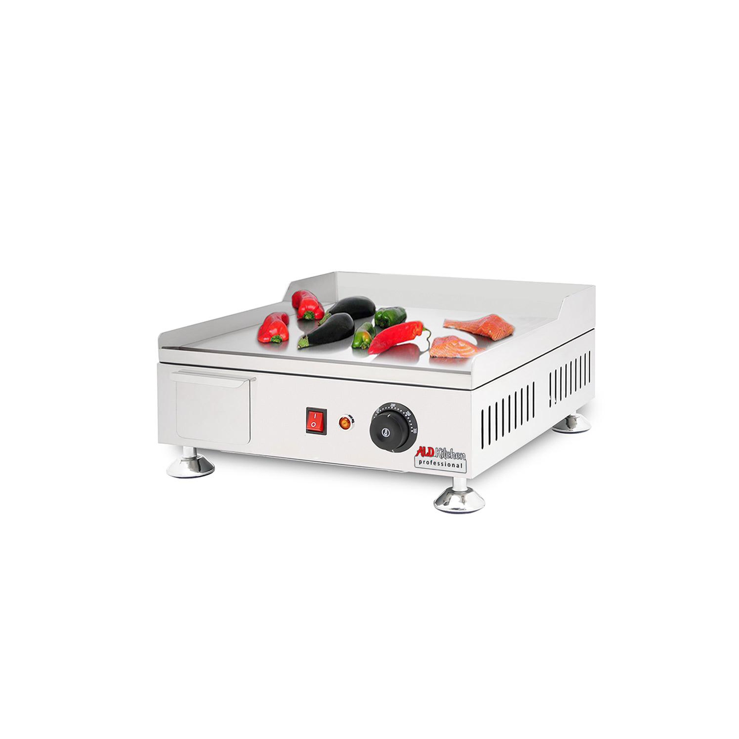 Plaque chauffante à dessus plat AP-418 | Gril teppanyaki à commande manuelle | 110&nbsp;V