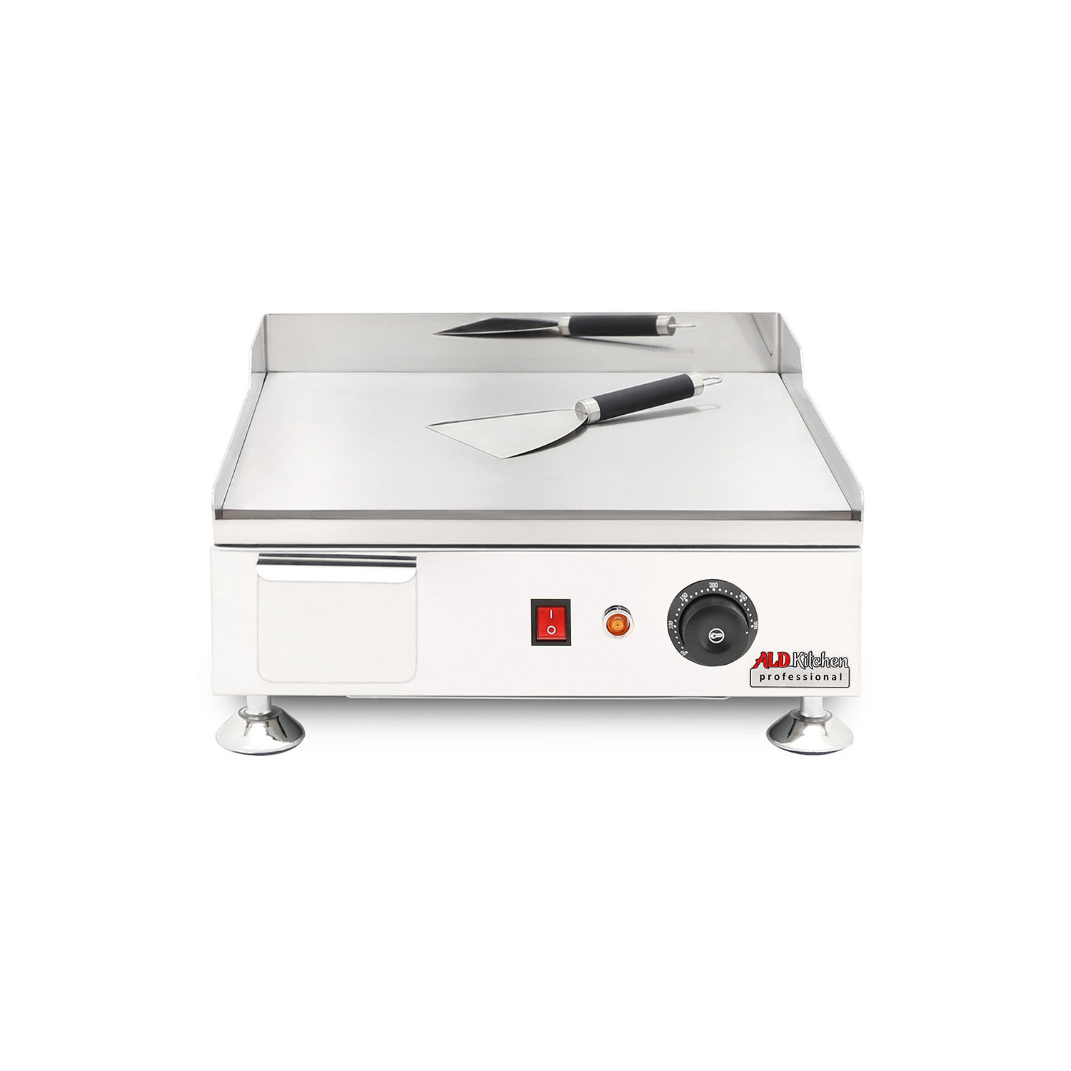 Plaque chauffante à dessus plat AP-418 | Gril teppanyaki à commande manuelle | 110 V