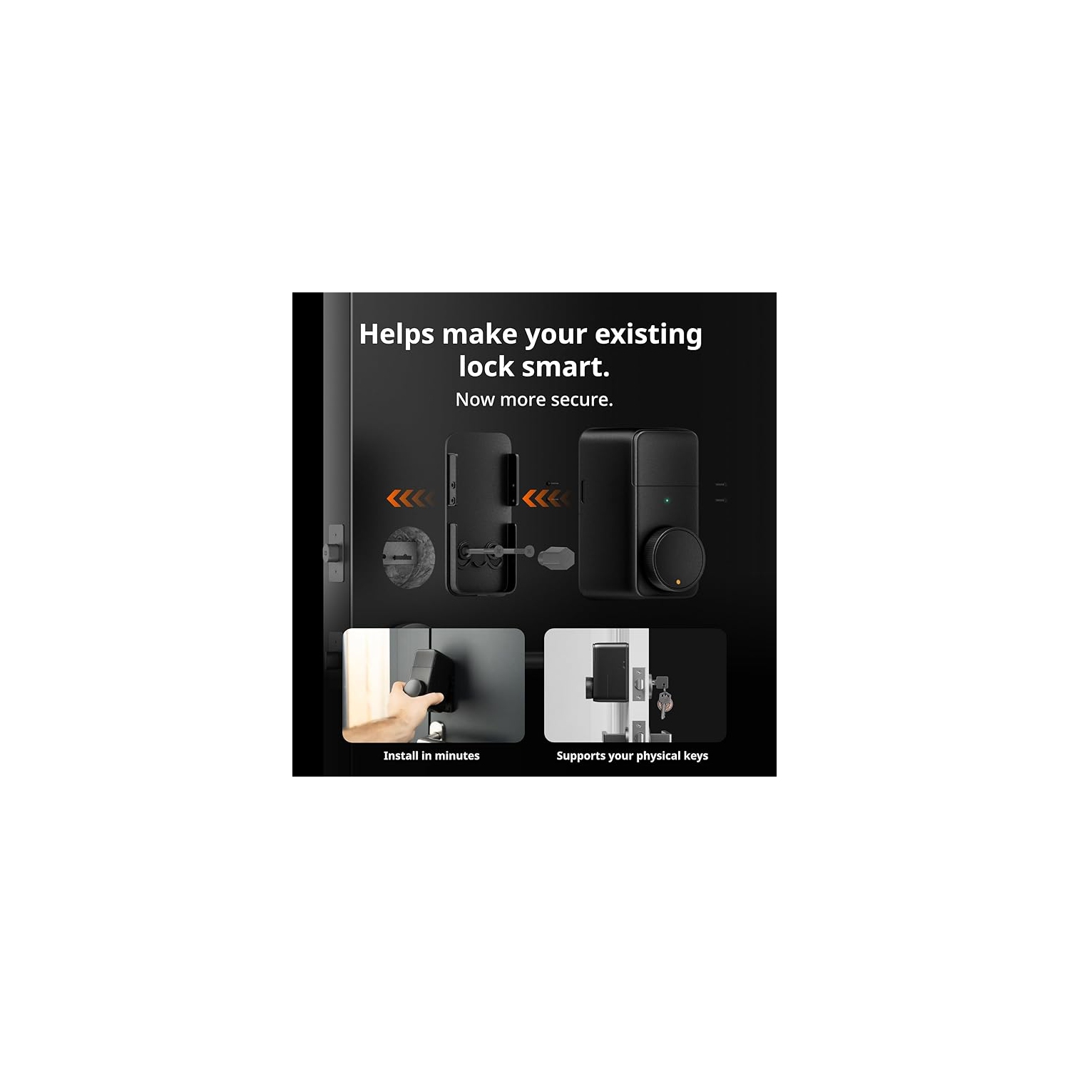 SwitchBot Smart Lock Pro | Keyless Entry Door Lock, Smart Door Lock Front Door, Electronic Smart Deadbolt