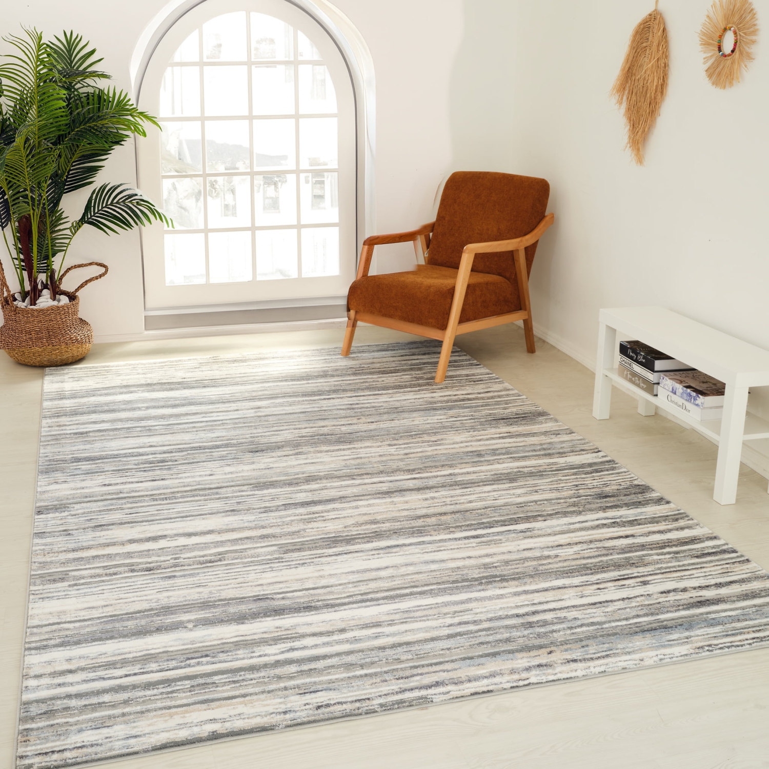 Rug Branch Esker Contemporary Striped Indoor Area Rug
