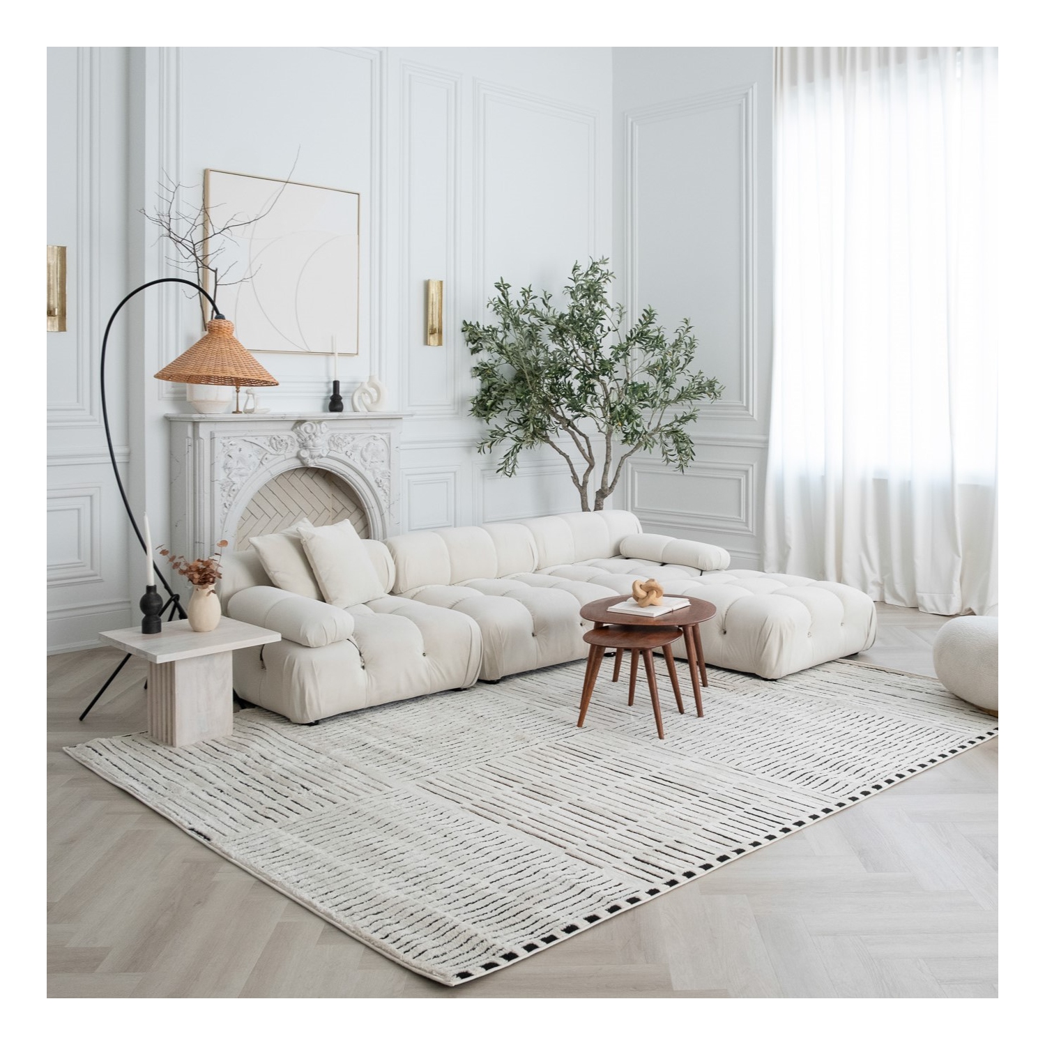 Rug Branch Kawa Modern Abstract Indoor Area Rug