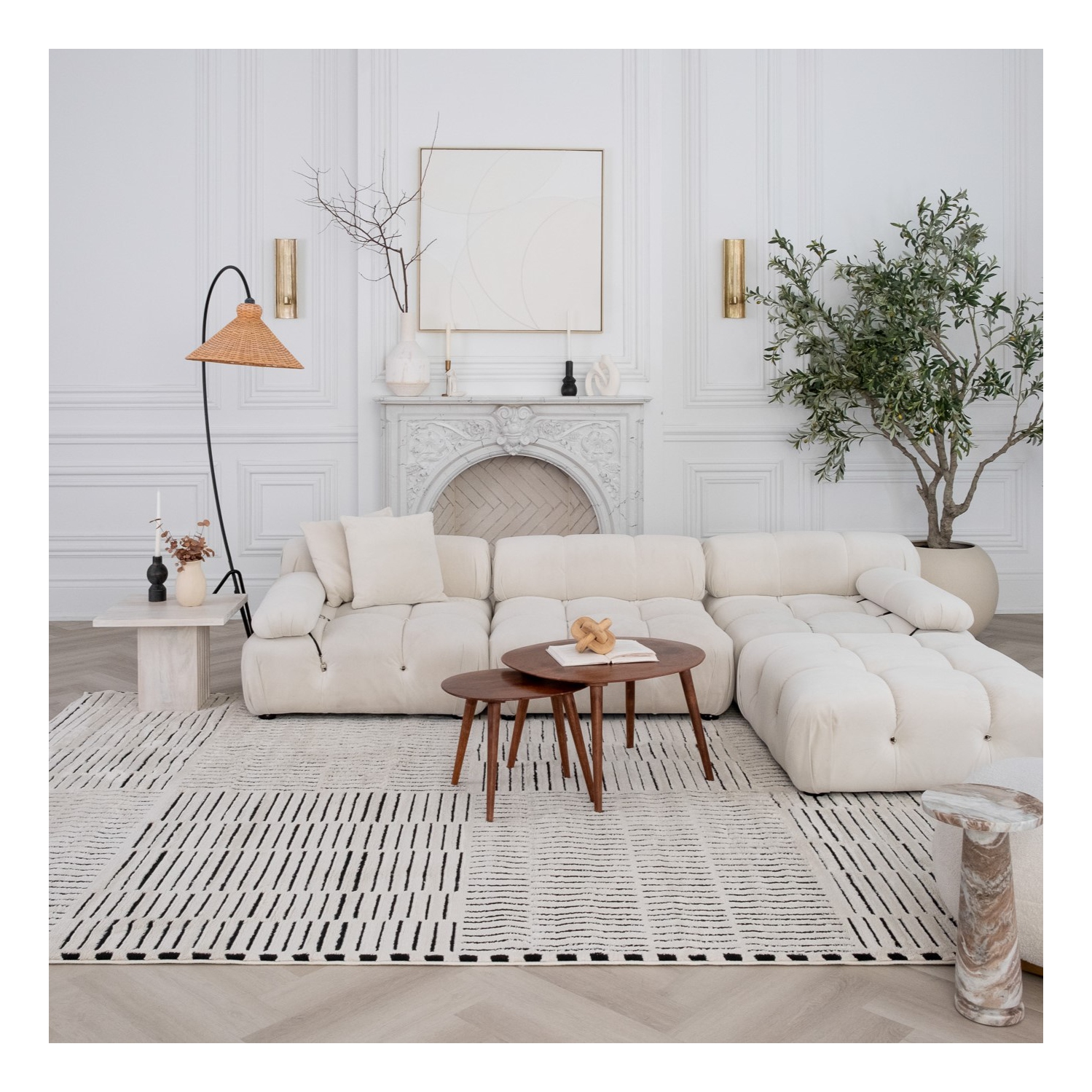 Rug Branch Kawa Modern Abstract Indoor Area Rug