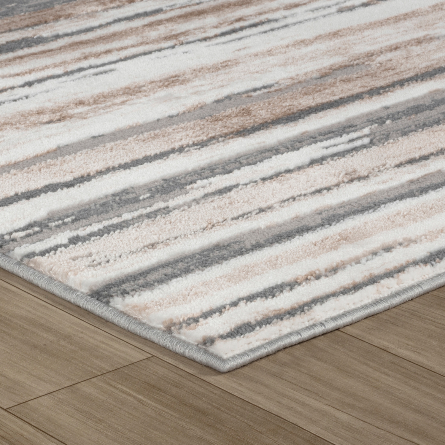 Rug Branch Nord Contemporary Abstract Grey/Beige Indoor Area Rug