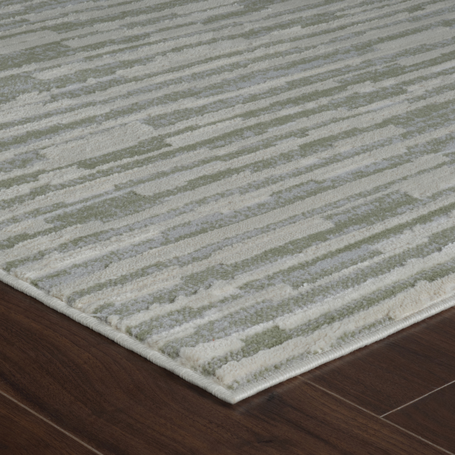 Rug Branch Riva Contemporary Abstract Green/Beige Indoor Area Rug
