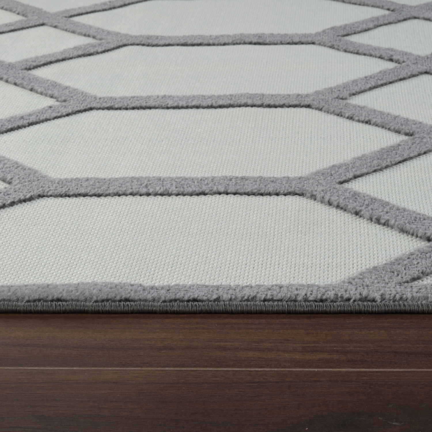 Rug Branch Kairo Contemporary Trellis Grey/Beige Indoor Area Rug