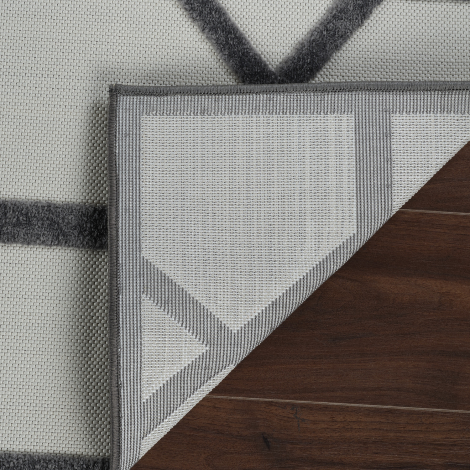 Rug Branch Kairo Contemporary Trellis Grey/Beige Indoor Area Rug