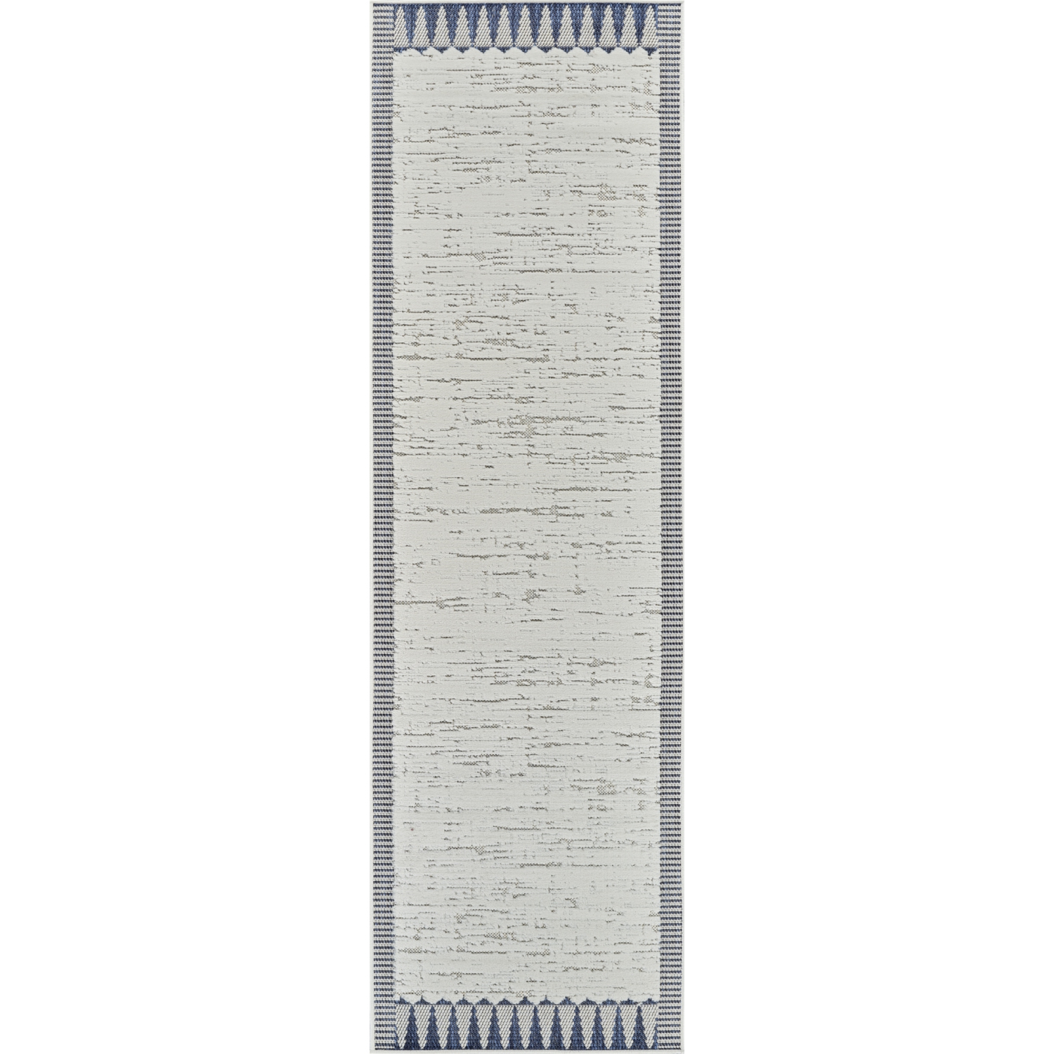 Rug Branch Selene Contemporary Geometric Cream/Blue Indoor Area Rug