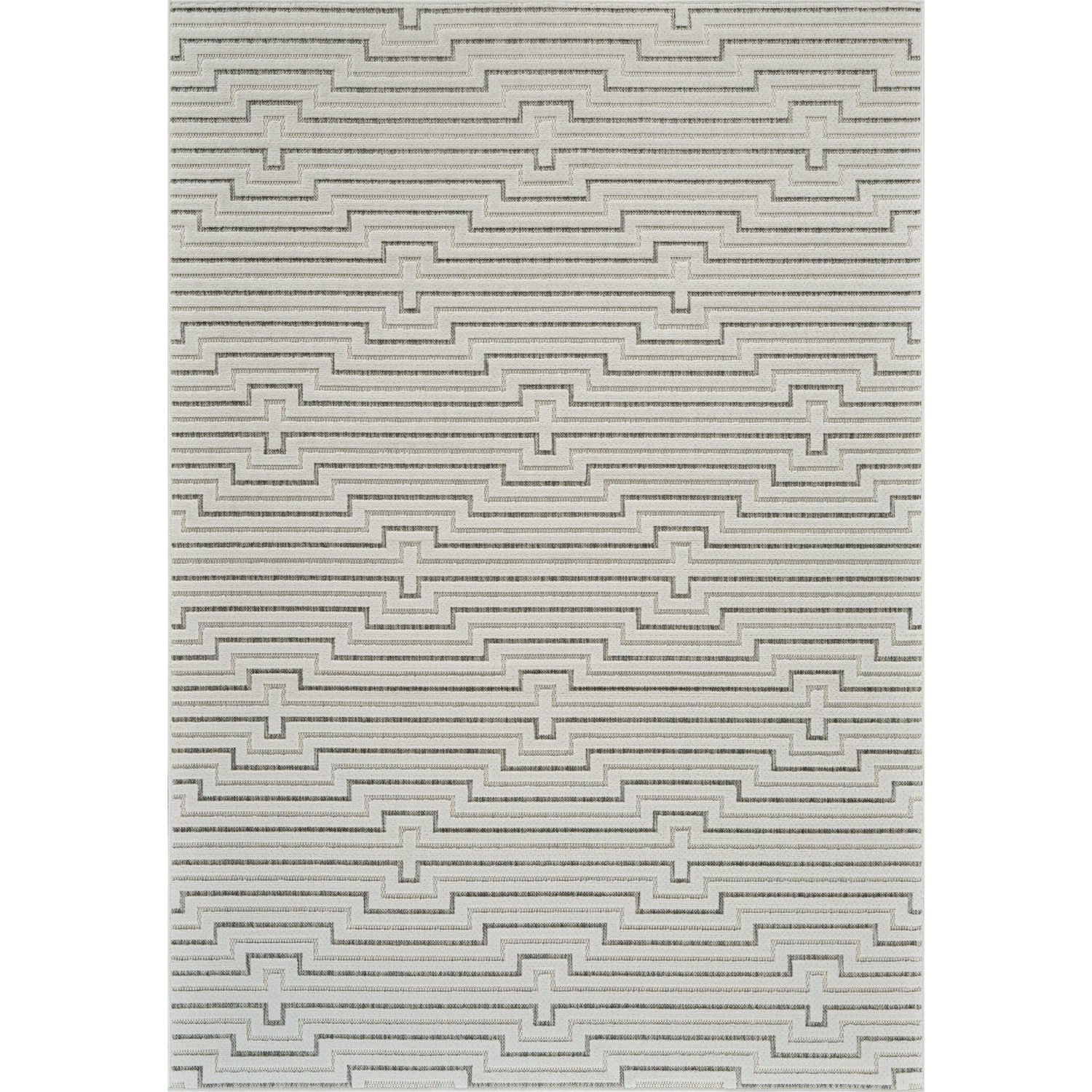 Rug Branch Ansel Contemporary Geometric Cream/Beige Indoor Area Rug