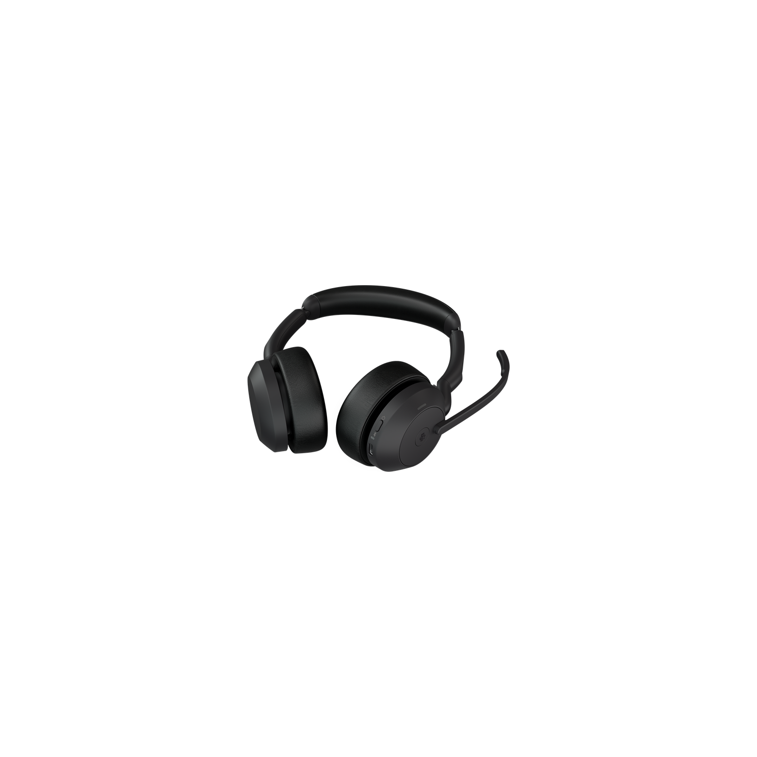 Casque d'écoute sans fil Bluetooth à suppression du bruit avec micro Evolve2 55 de Jabra - Noir
