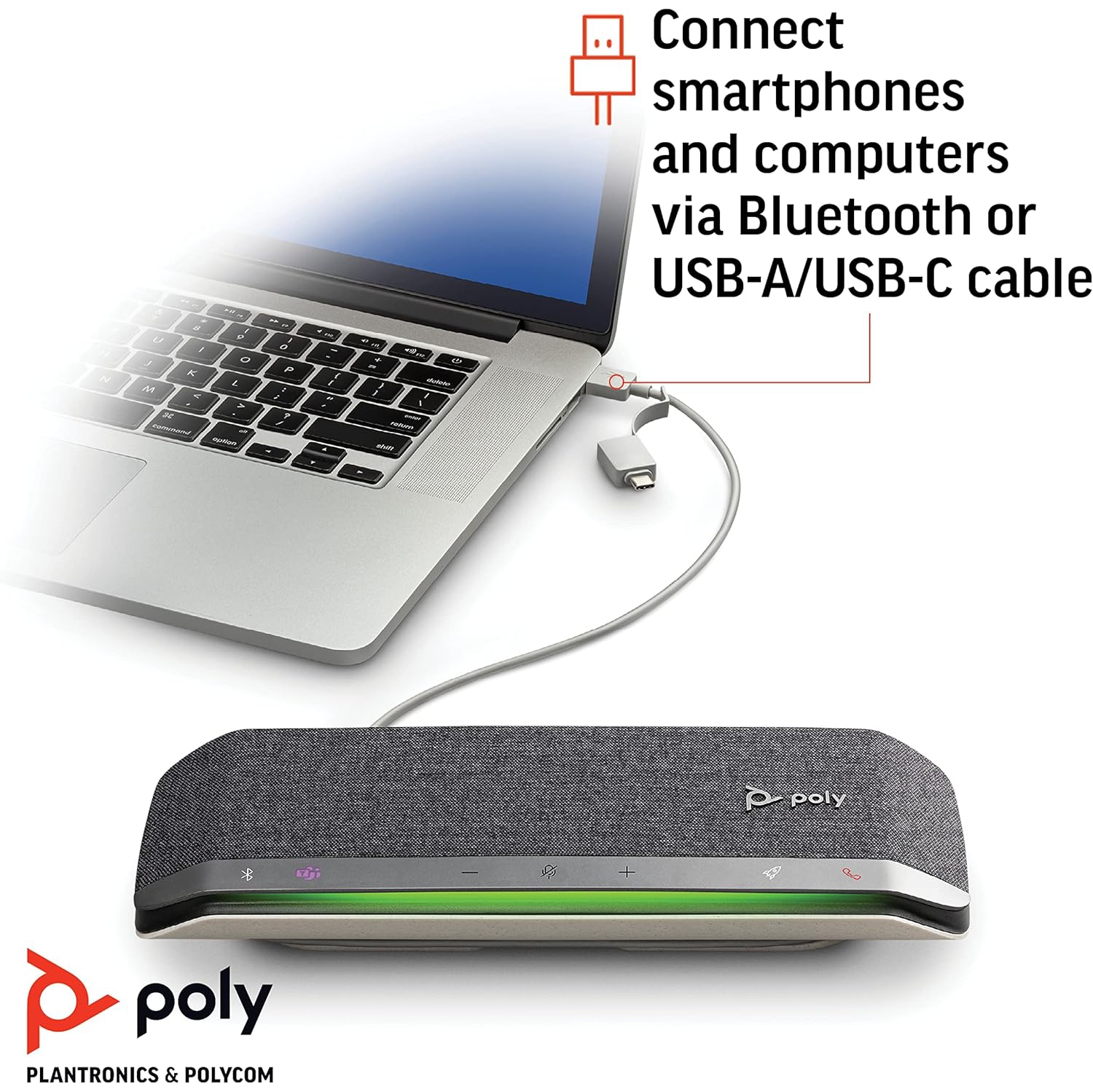 Écouteurs 100 % sans fil Bluetooth avec microphone Polyg de HPI - Argenté