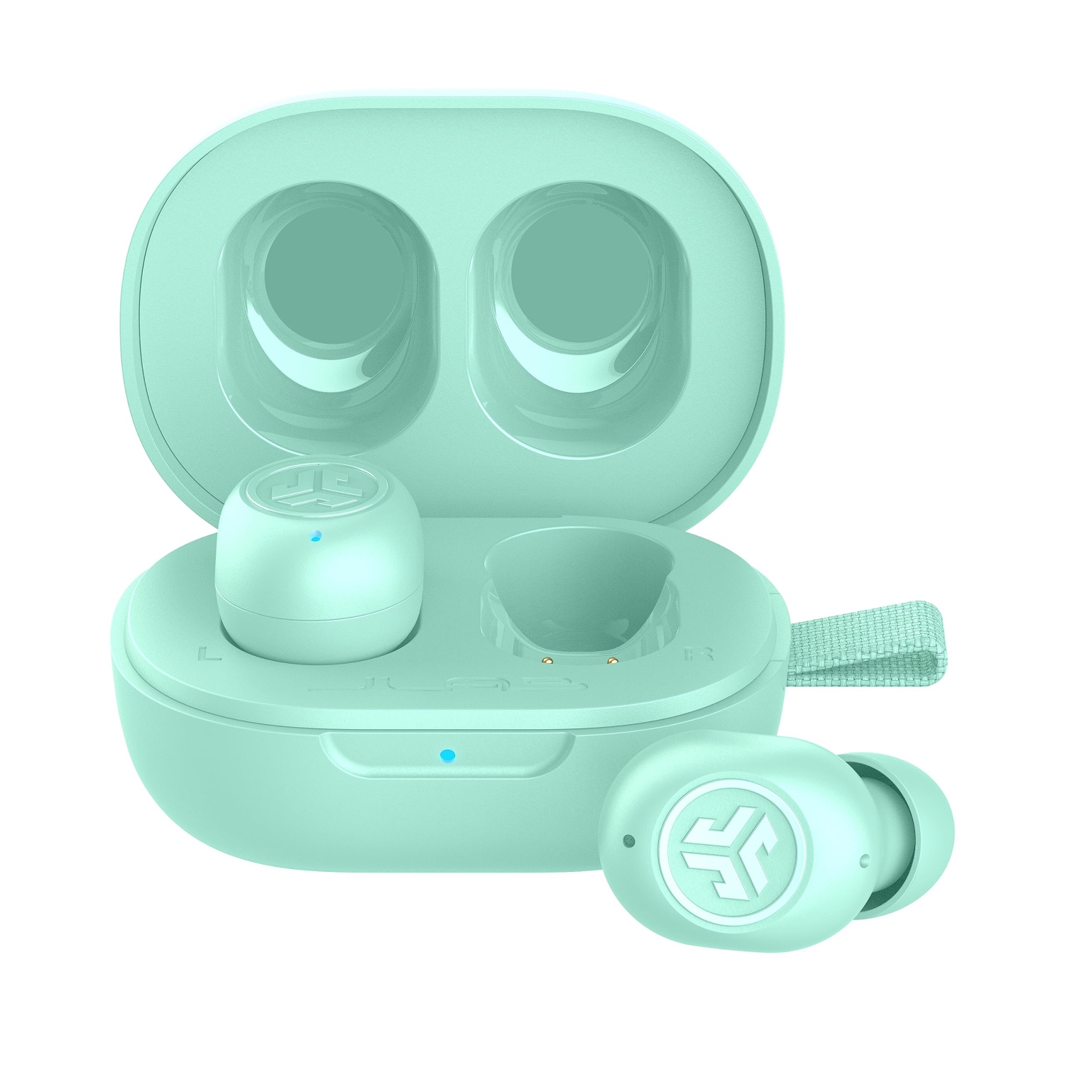 Mini True Wireless Bluetooth Earbuds + Charging Case - Green - IP55 Sweat and Dust Proof - Bluetooth Multipoint - Be Aware Audio - 3 EQ Sound