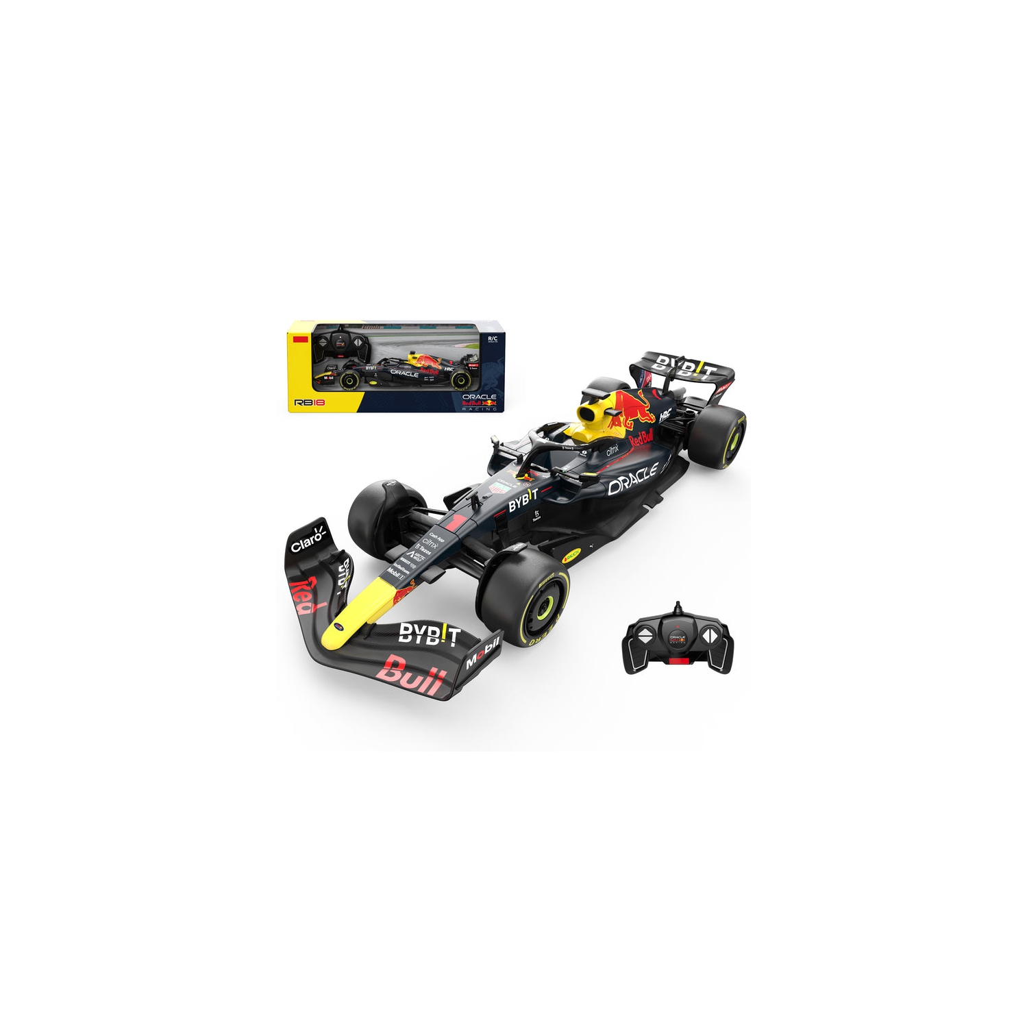 Voltz Toys Authentic Licensed 1:18 F1 RedBull Rb18 No.11 Voiture de télécommande - F1 Recouvrement RC voiture Series pour enfants et adultes - 2,4 GHz RC Voiture pour cadeau