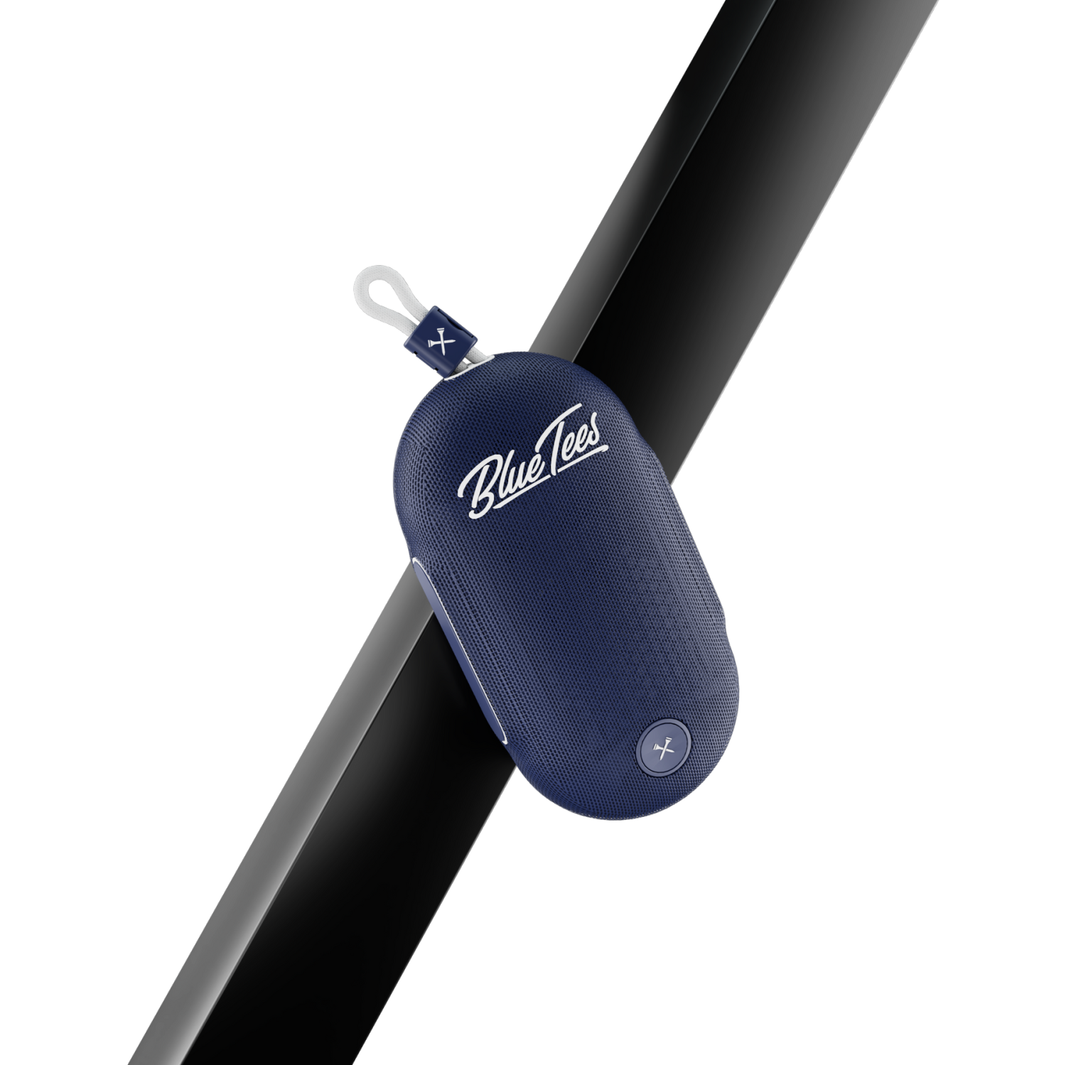 Blue Tees PLAYER GO GPS SPEAKER | GPS Distances, Magnet Strip, Links Party Pairing, IPX7 Waterproof, 100 Foot Range, 360° Sound | Navy