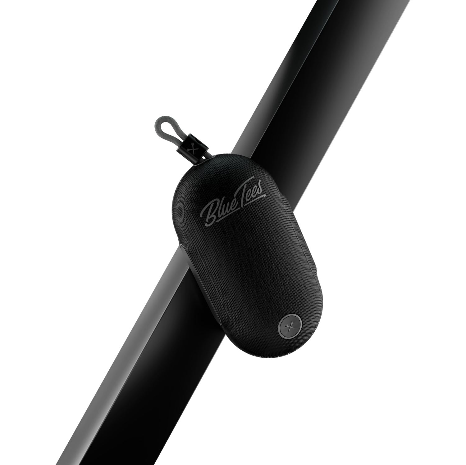 Blue Tees PLAYER GO GPS SPEAKER | GPS Distances, Magnet Strip, Links Party Pairing, IPX7 Waterproof, 100 Foot Range, 360° Sound | Black