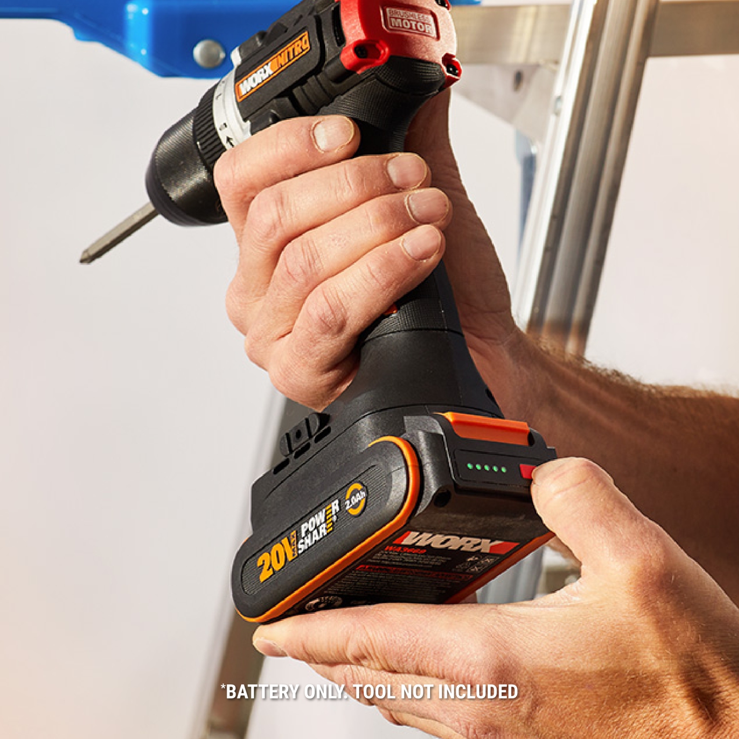 Piles 20&nbsp;V Power Share WORX de WA3669,2 V