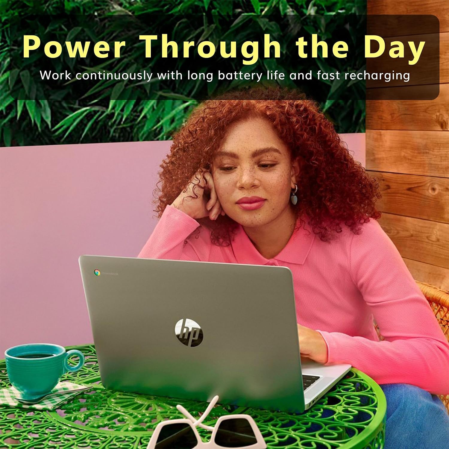 HP Chromebook 14" HD Laptop, Intel Celeron N4120, 64GB eMMC, 4GB RAM, Intel UHD Graphics 600, 720p HD Camera, Wi-Fi 5, Bluetooth, Modern Gray, Chrome