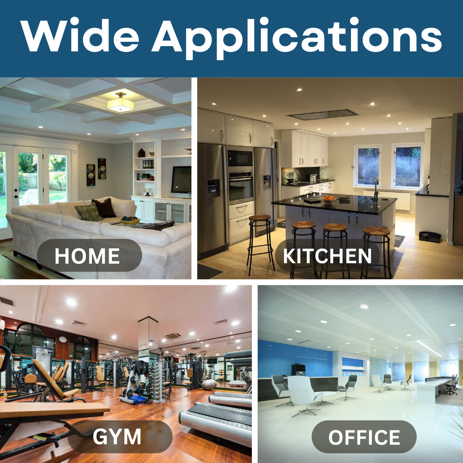 LED 4-Inch Gimbal Recessed Slim Pot Lights with Junction Box, Dimmable 9W 850LM, Damp Rated LED Ceiling Downlight, 5CCT Color Switchable (Pack of 6)