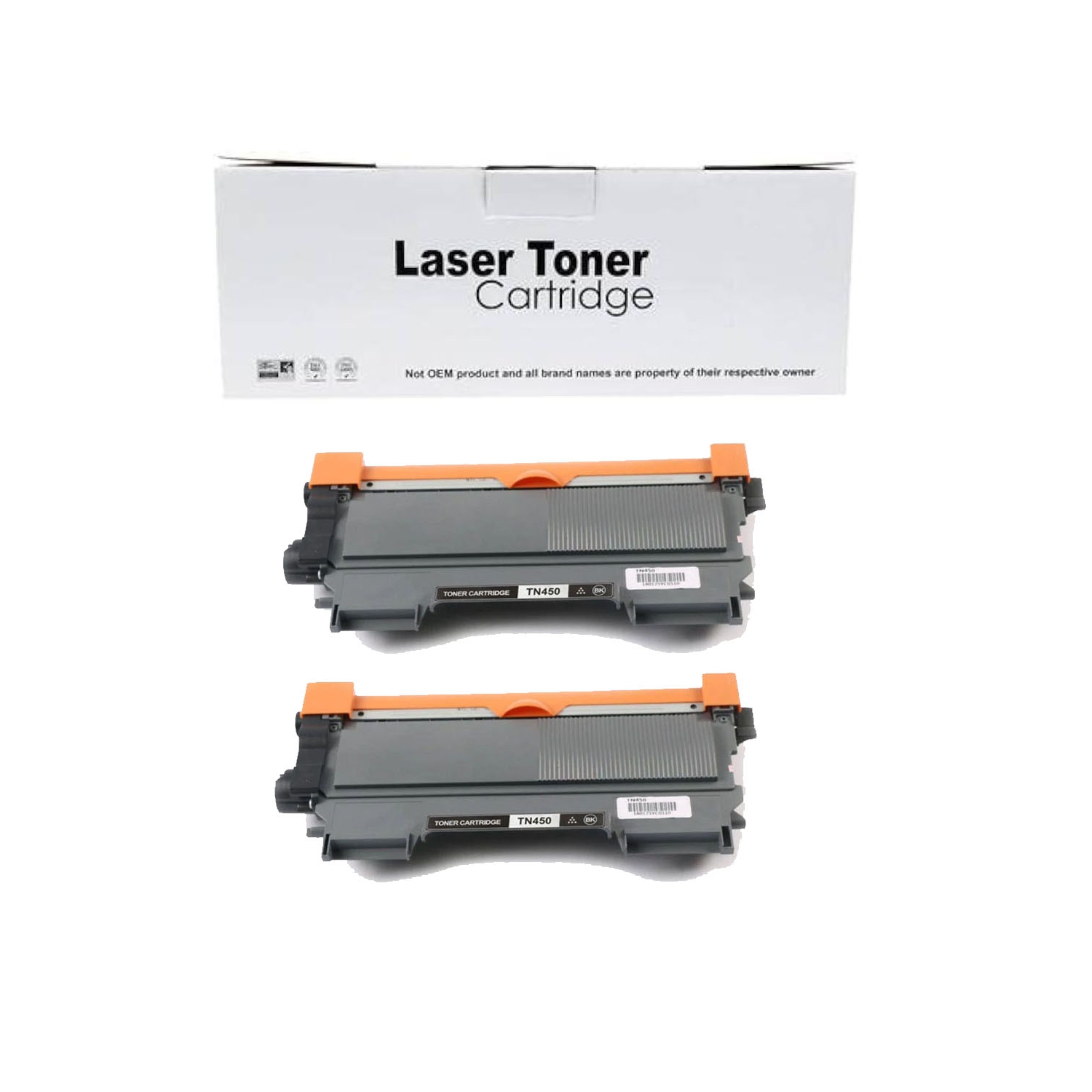 Paquet de 2 cartouches d'encre en poudre compatible avec les imprimantes HL-450 7360N HL-2270DW HL-2280DW 2840 2940 HL-2230 HL-2240 MFC-7860DW