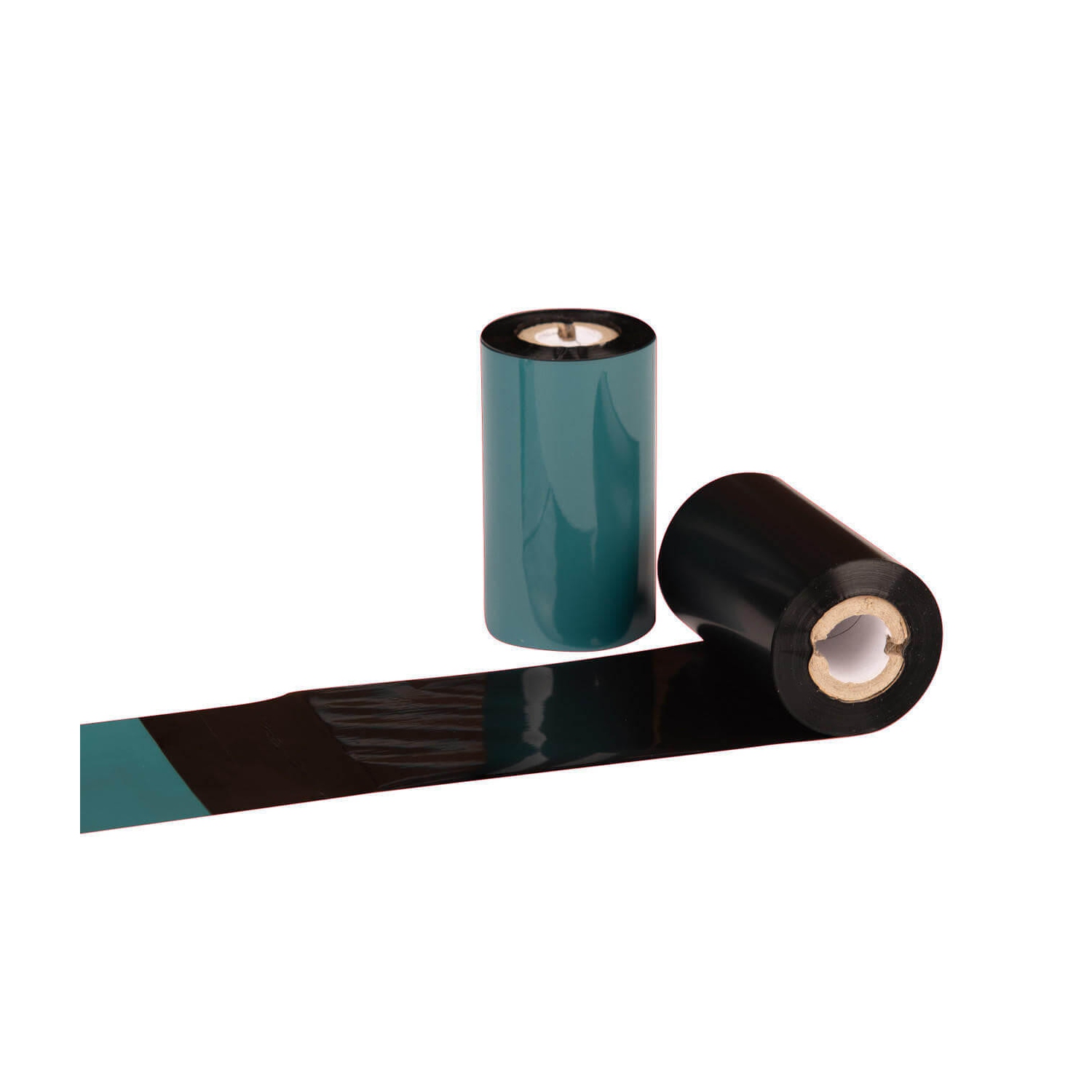 LabelJet 2.25"x 243ft / 57mm x 74m Black LJW121 Wax Ribbon for 2-inch Desktop Printer 12 Pack