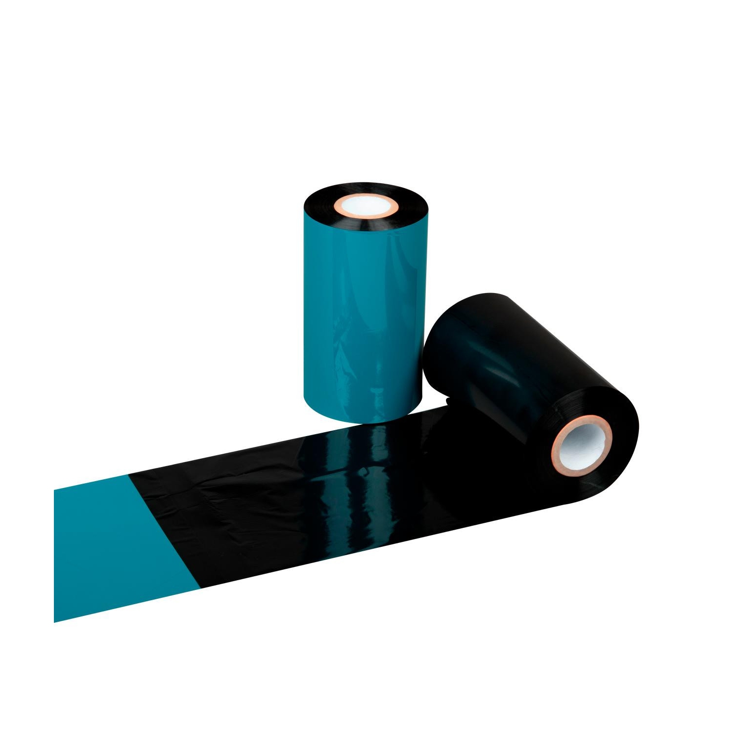 LabelJET 4.33" x 984ft / 110mm x 300m Black LJW121 Wax Ribbon For 4-Inch Desktop Printers 12/Rolls For Zebra, TSC, Godex 4-Inch Themral printers