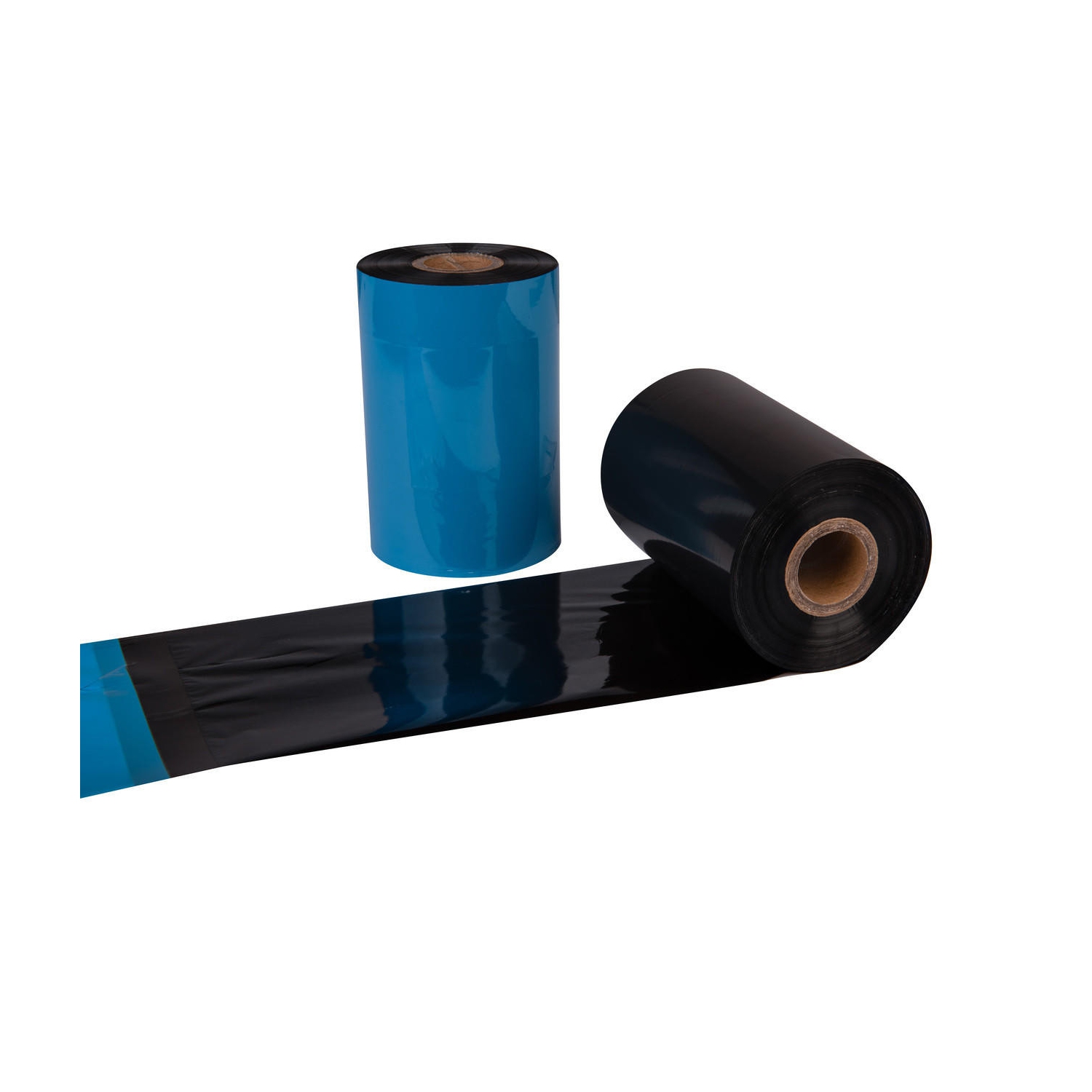 LabelJET 4.33" x 1476ft / 110mm x 450m Black LJW121 Wax Ribbon For Zebra Industrial Printers 24/Rolls