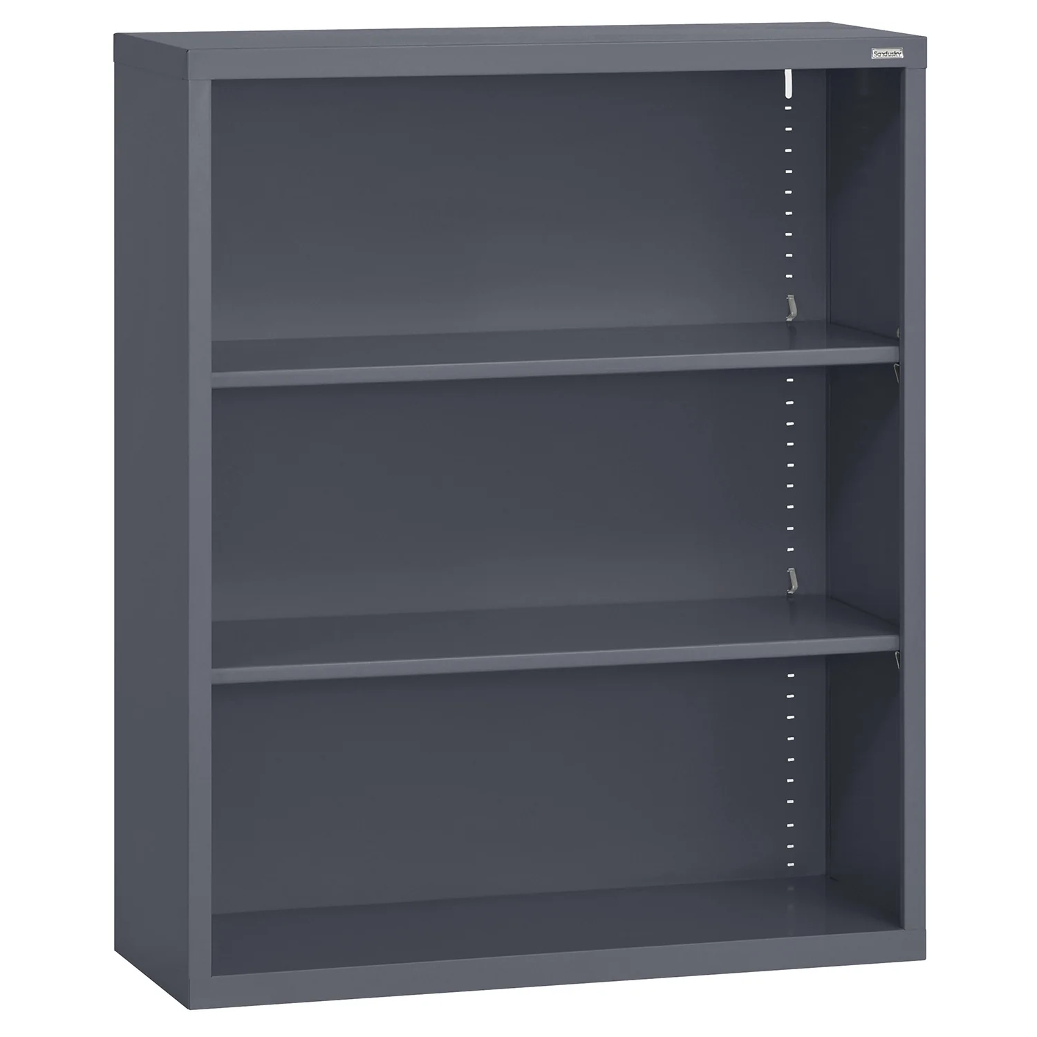 Mainstays 3-Shelf Bookcase with Adjustable Shelves, Multiple Colors, Adjustable shelves, 31” tall, Grey