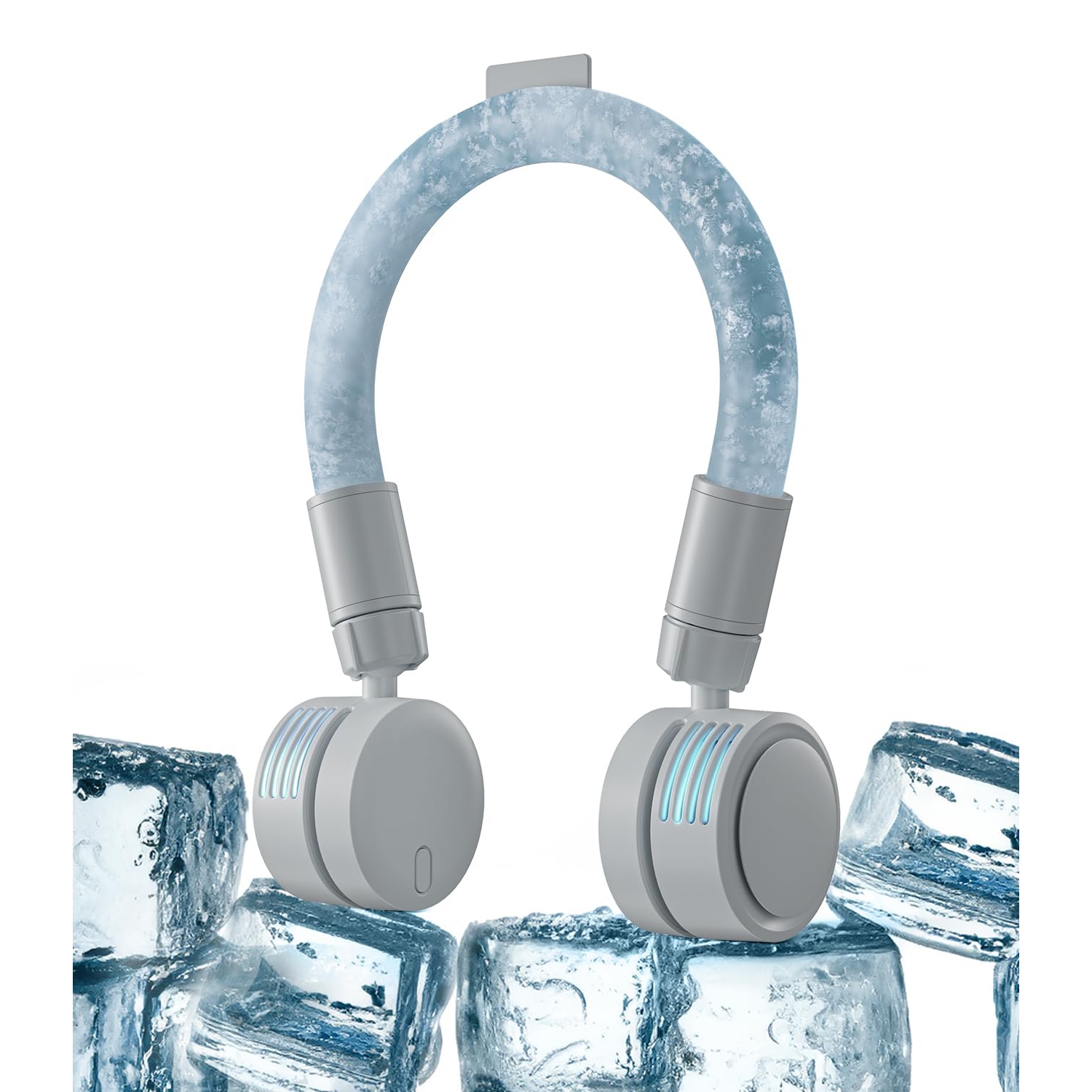 Ventilateur sans pales mains, ventilateur personnel 360° Cooling, batterie USB rechargeable, ventilateur portable réglable 3 vitesses pour les sports