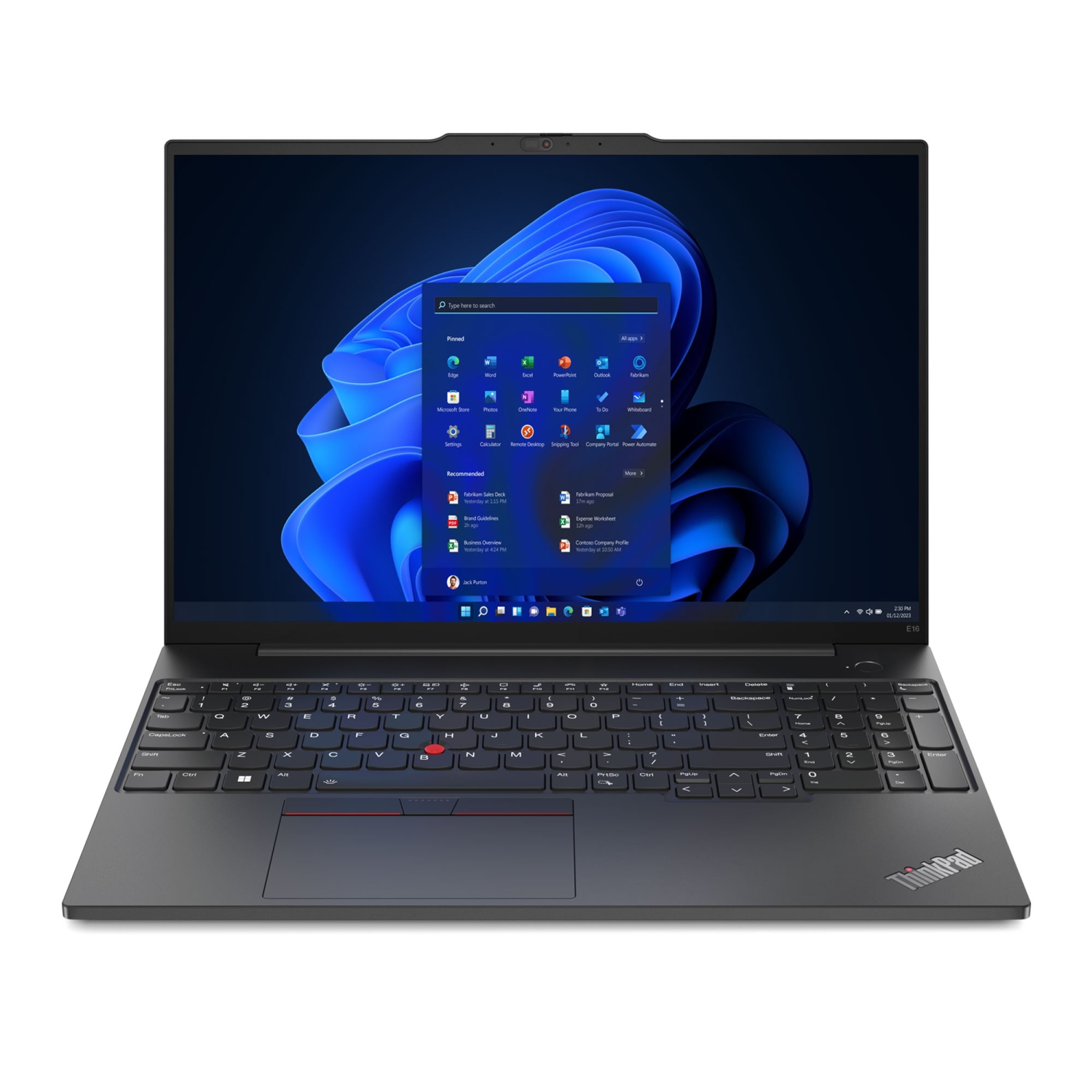 Lenovo ThinkPad E16 Gen 1 Intel Laptop, 16" IPS 60Hz, 13th Generation Intel Core i5-1335U, 16GB, 512GB SSD