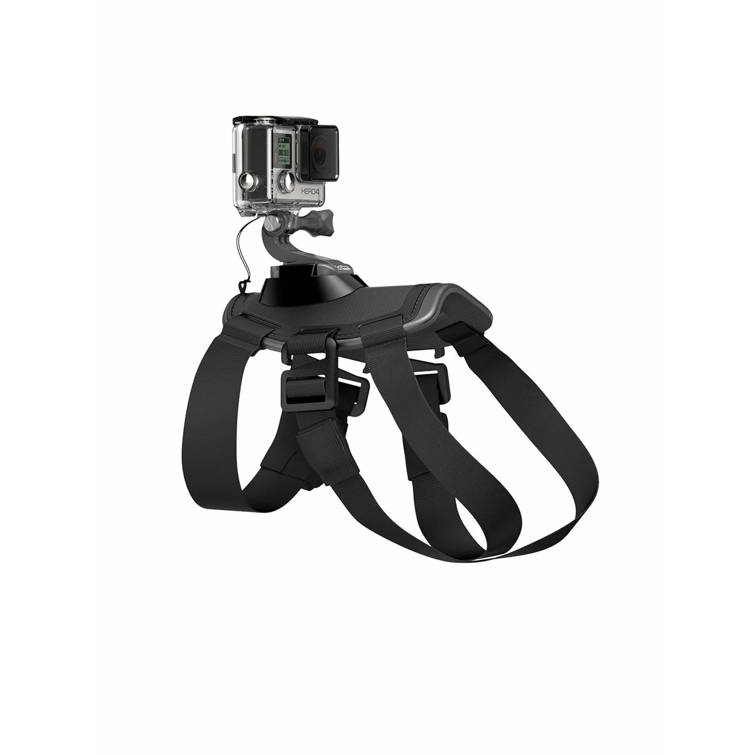 Adjustable Dog Pet Harness Back Mount Strap for GoPro HERO9 8 7 6 5 + 2 J-Hooks