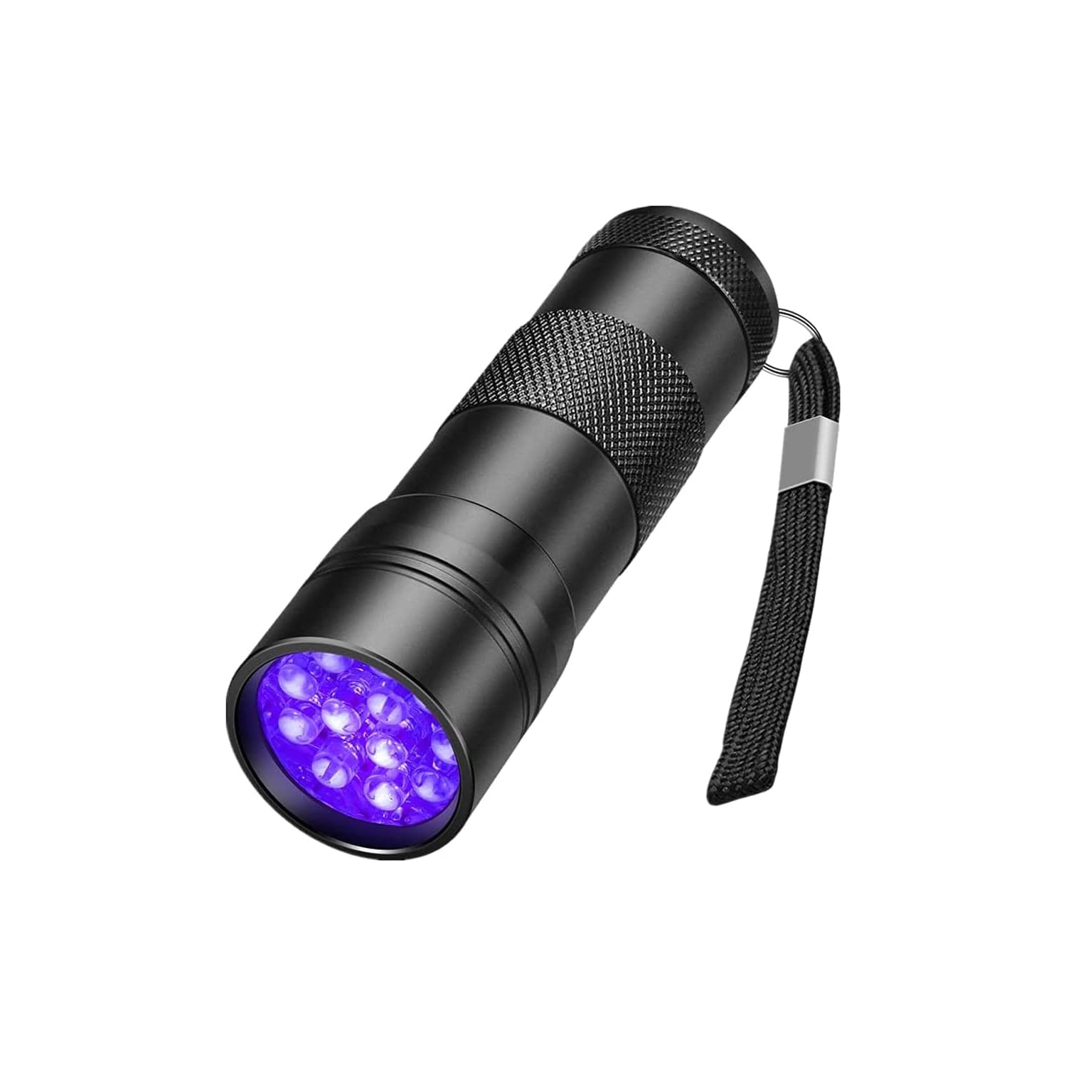 Lampe de poche UV MegaPower Lampe de poche noire 12 LED 395&nbsp;nm torche de détection à main pour l'urine d'animaux, les taches, la vérification