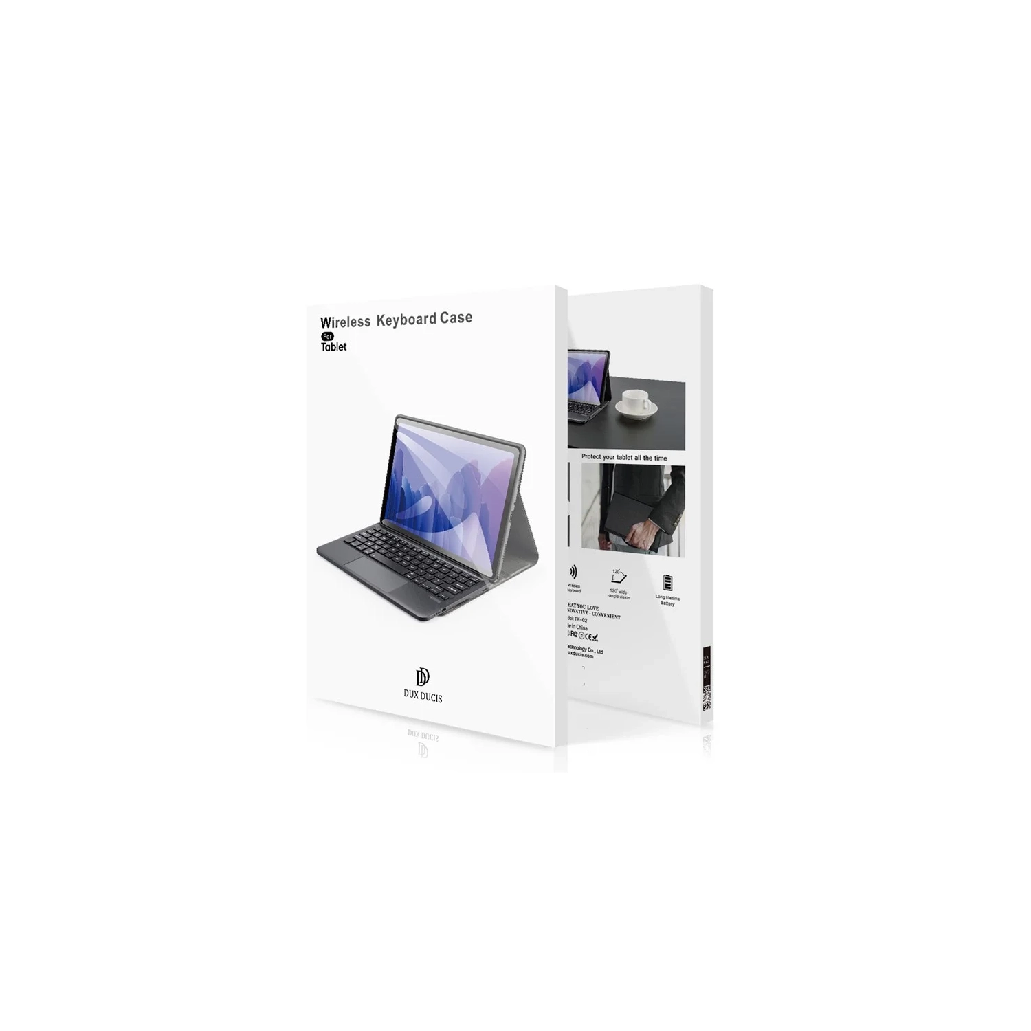 iPad Pro 13 Bluetooth Keyboard + Anti-Drop PU Leather Tablet Case