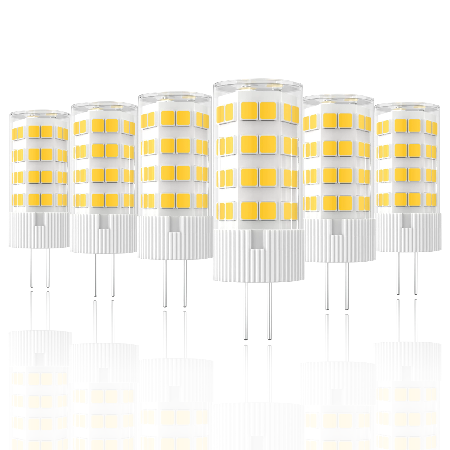 Ampoules DEL à intensité réglable de G4 W, blanc chaud de 3000K W, 3&nbsp;W de 300LM W, forme JC, base à deux broches de G4 W, ampoule DEL de