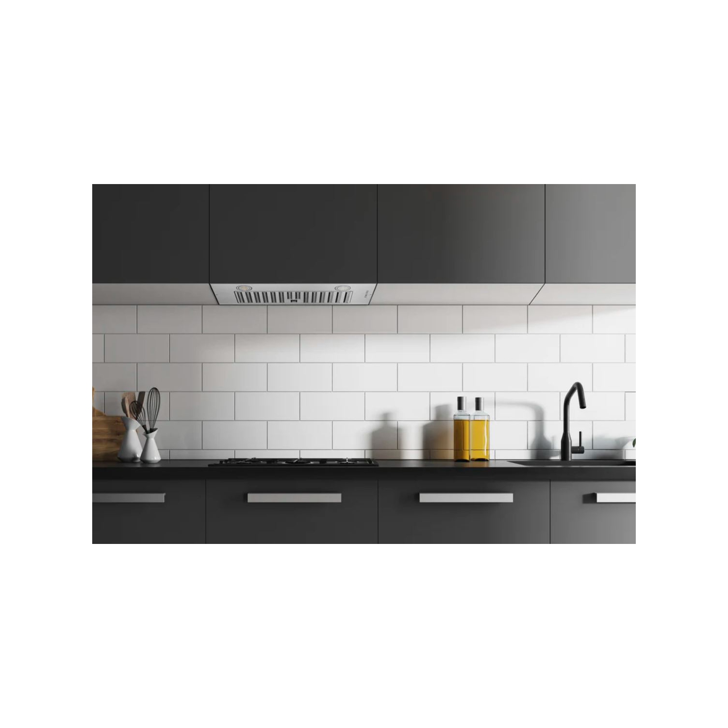 Hauslane Pro-Style 36” IN-R200 Built-In Range Hood, 18.5” Deep
