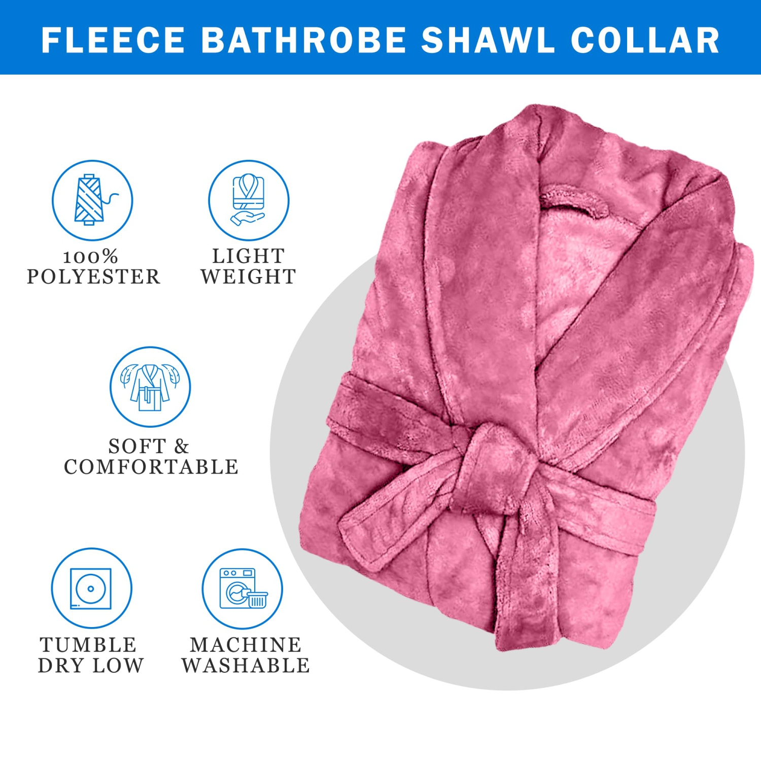 Canadian Linen Women Fleece Bathrobe Shawl Collar Kimono Bath Robes for Women and Men Long Robe Soft Plush Robe Spa Robe