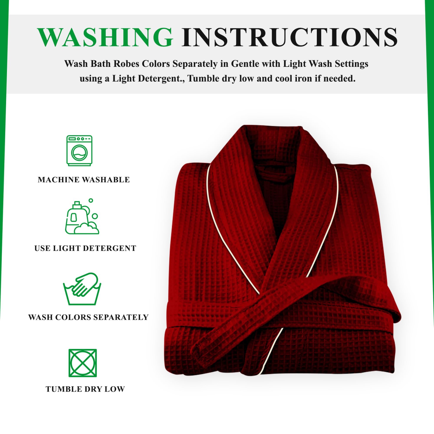 Canadian Linen – Peignoir en tissu éponge gaufré à col châle pour femmes, vêtements de nuit doux absorbants vêtements de nuit nuit, piscine spa pour