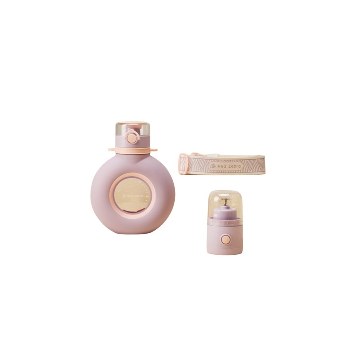 Bouteille de centrifugeuse portative de Zebra rouge