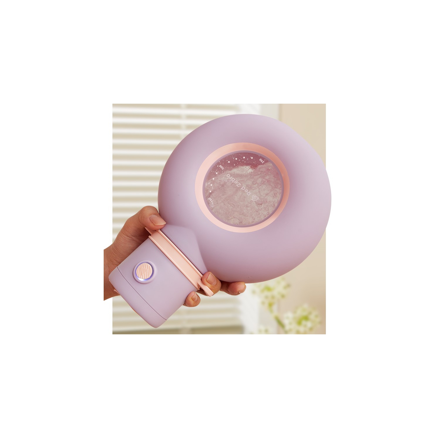 Bouteille de centrifugeuse portative de Zebra rouge